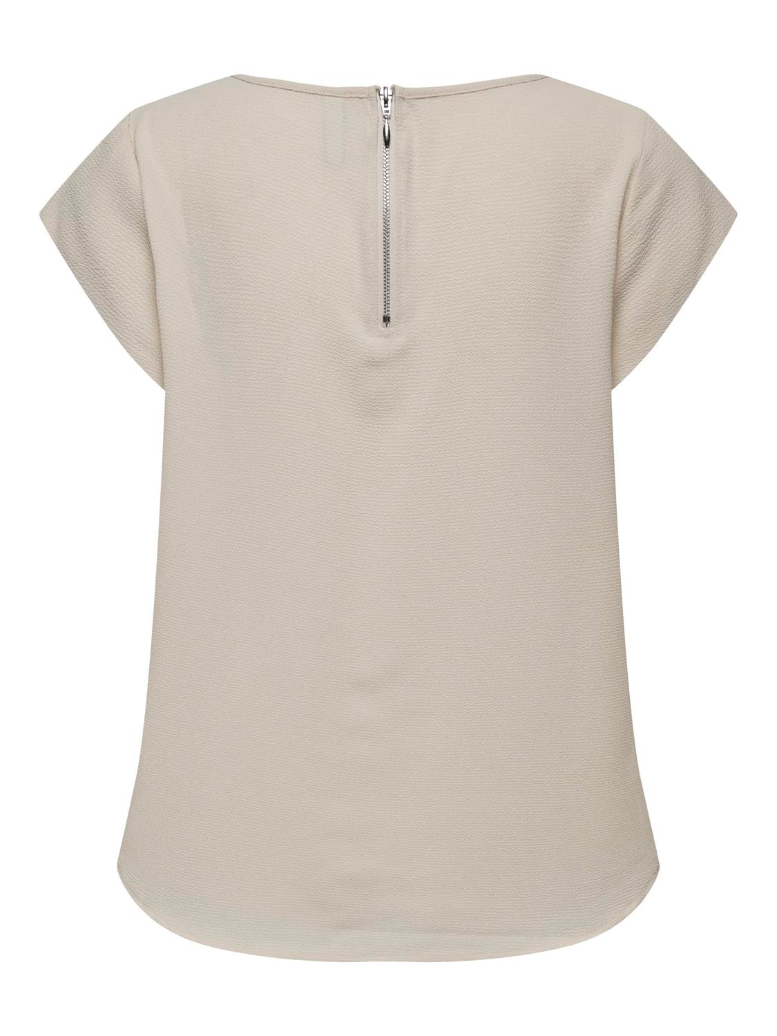 ONLY Kurzarmbluse »ONLVIC S/S SOLID TOP NOOS PTM«