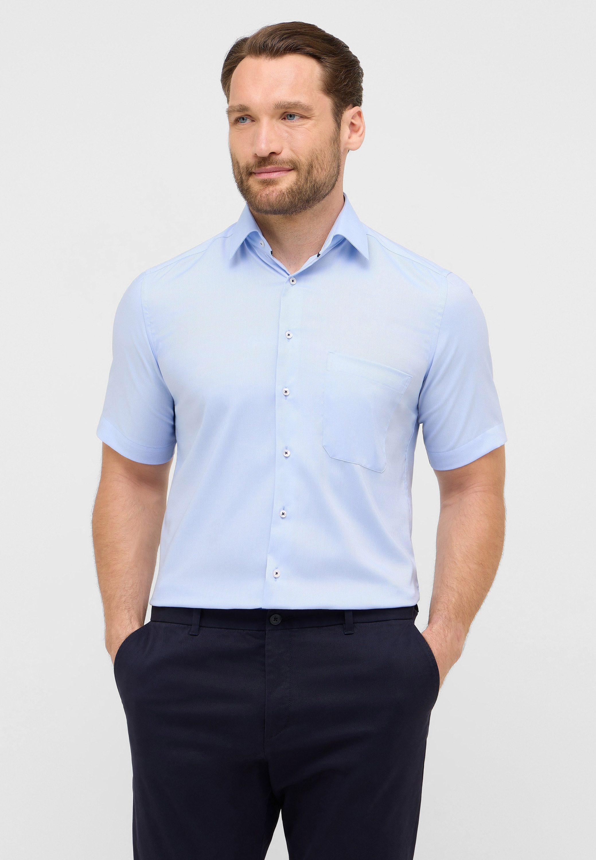 Eterna Kurzarmhemd »COMFORT FIT«, NON IRON (bügelfrei)