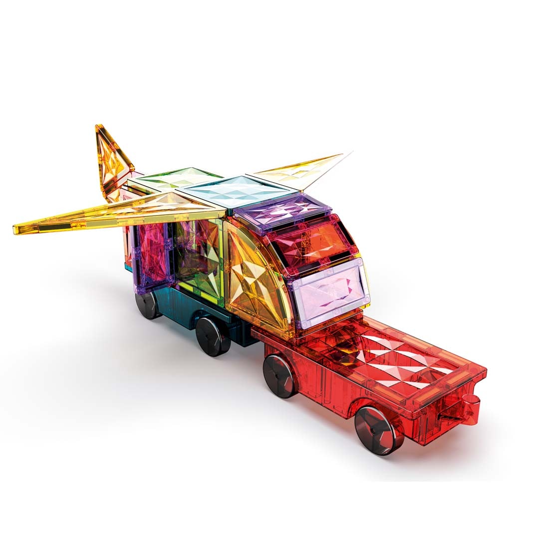 Geomag™ Magnetspielbausteine »Magnetic Tiles Gems Vehicles (4211)«