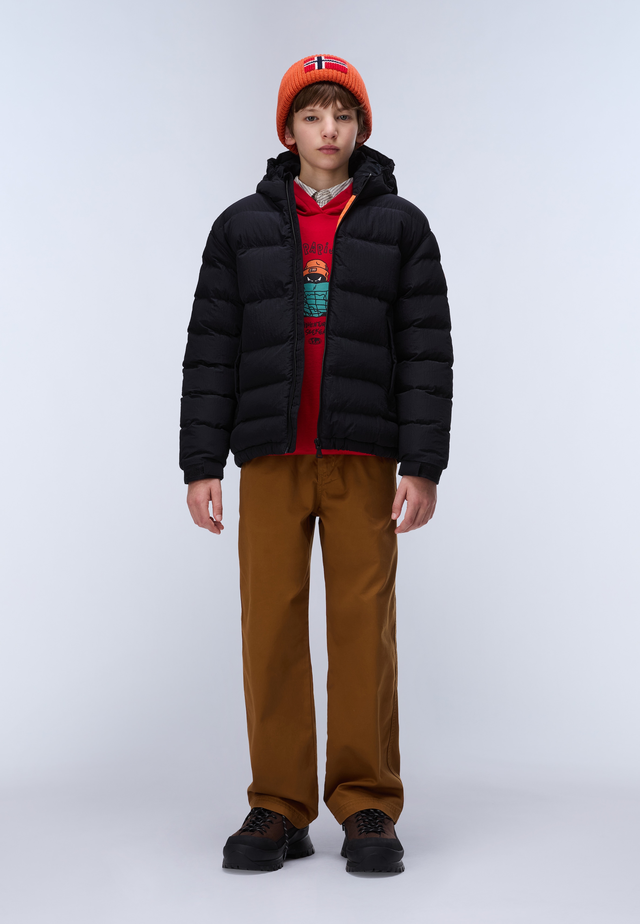Napapijri Steppjacke klassische Jackenform, leichtes Material, aus Polyamid