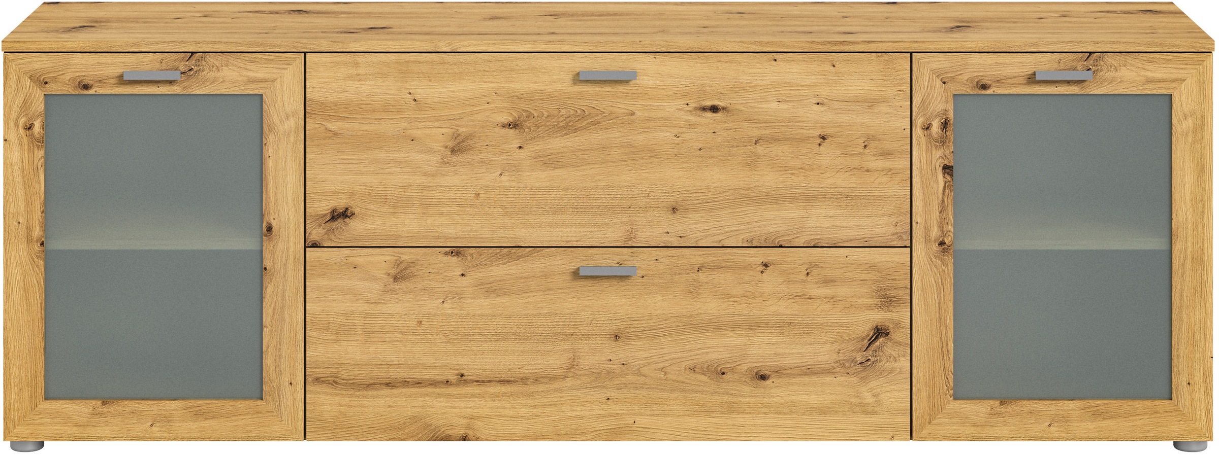 INOSIGN Lowboard »Onex, Breite 180 cm, mit Glastüren, vielseitig einsetzbar«, in verschiedenen Farben, TV-Schrank, Kommode, TV-Möbel
