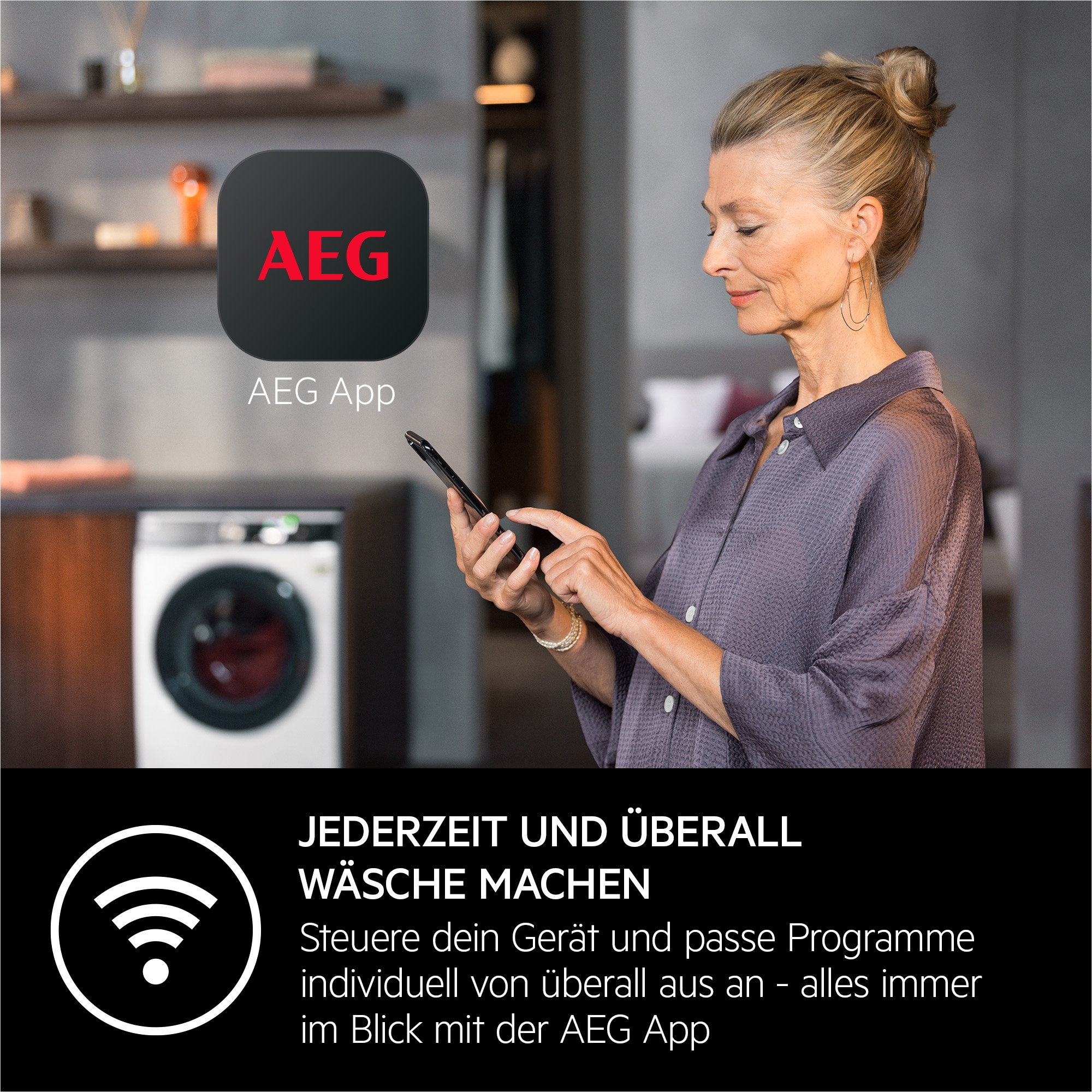 AEG Einbauwaschtrockner »LWR8WI7680«, 8000, PowerClean: Vollständige Fleckenentfernung in 59 Min. bei nur 30 °C