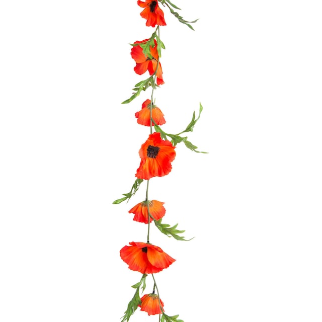 Botanic-Haus Kunstblume »Mohnblumen Girlande« auf Raten kaufen