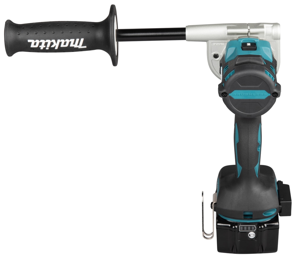 Makita Akku-Bohrschrauber »»DDF492RG3J« 18V, max. 141 Nm, Inkl. 3x 6Ah Akku und Ladegerät« extrastark, bürstenlos, für intensive Bohrungen und Verschraubungen