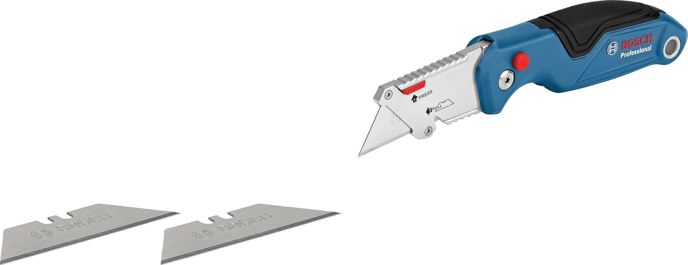 Klappmesser XXL Cuttermesser Jahren und Universal- 3 | mit Bosch »(1600A016BM)«, Professional Garantie (Set, tlg.), online bestehend kaufen aus 2