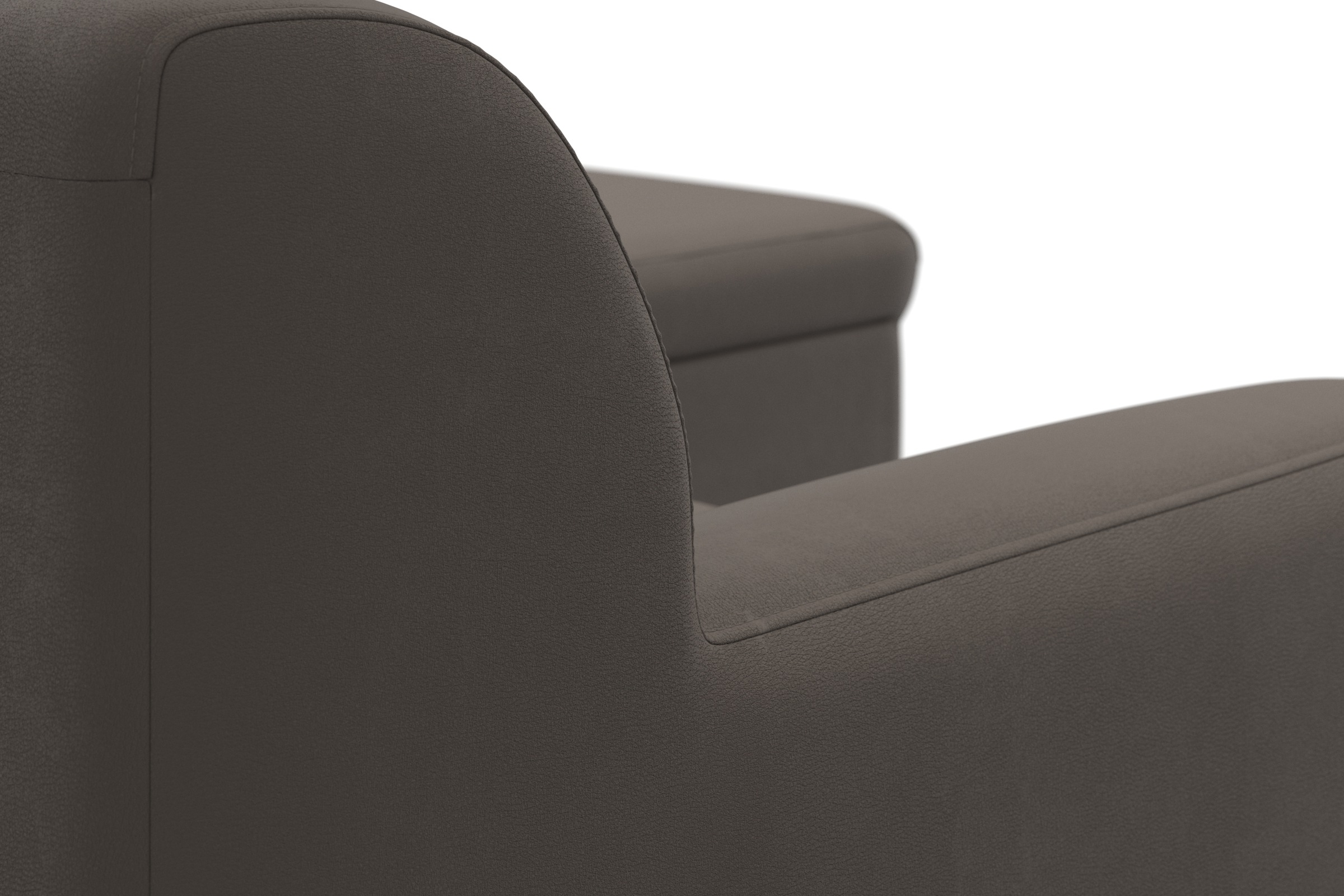 DOMO collection Ecksofa »Topper zeitlos elegant, kompakte Stellmaße, OTTOs Choice, L-Form«, mit Ottomane, wahlweise mit Schlaffunktion