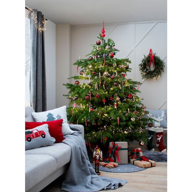 my home Christbaumschmuck »True Christmas, Weihnachtsdeko, Christbaumschmuck«,  (Set, 4 tlg.), Zapfen