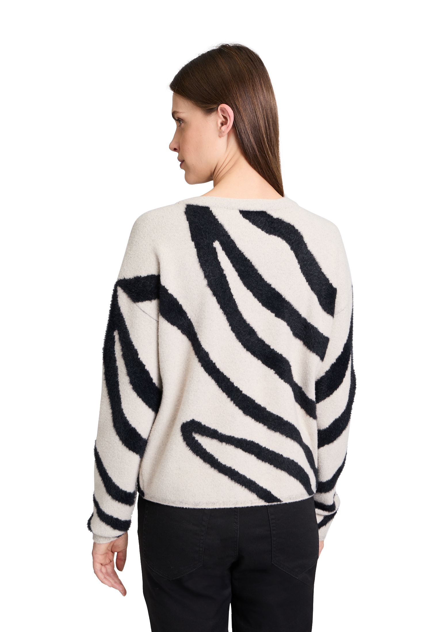 Betty&Co Strickpullover »Strickpullover mit Jacquard«