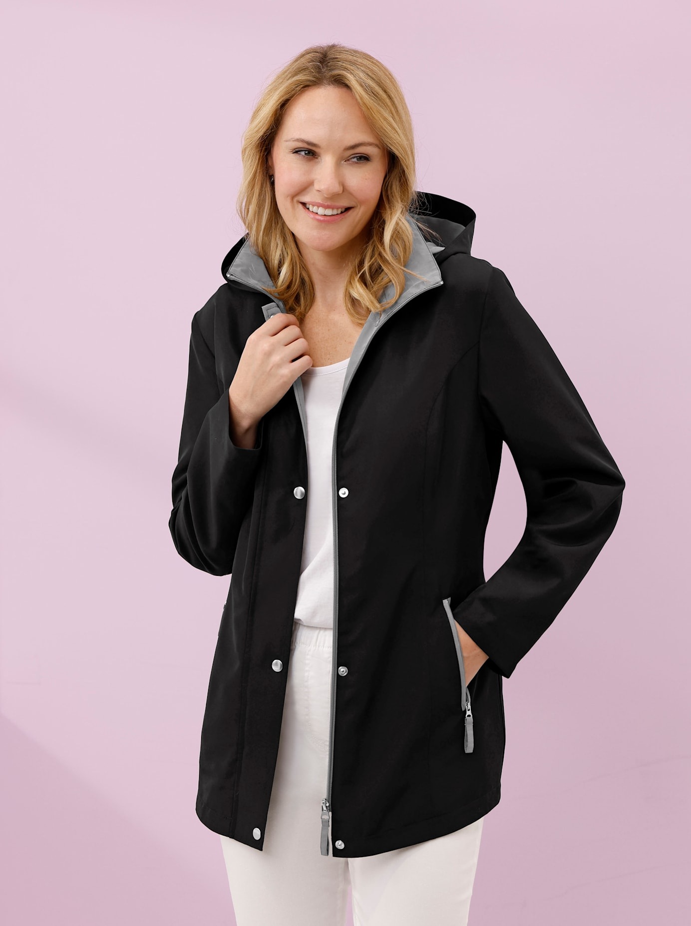 Classic Basics Funktionsjacke mit Kapuze
