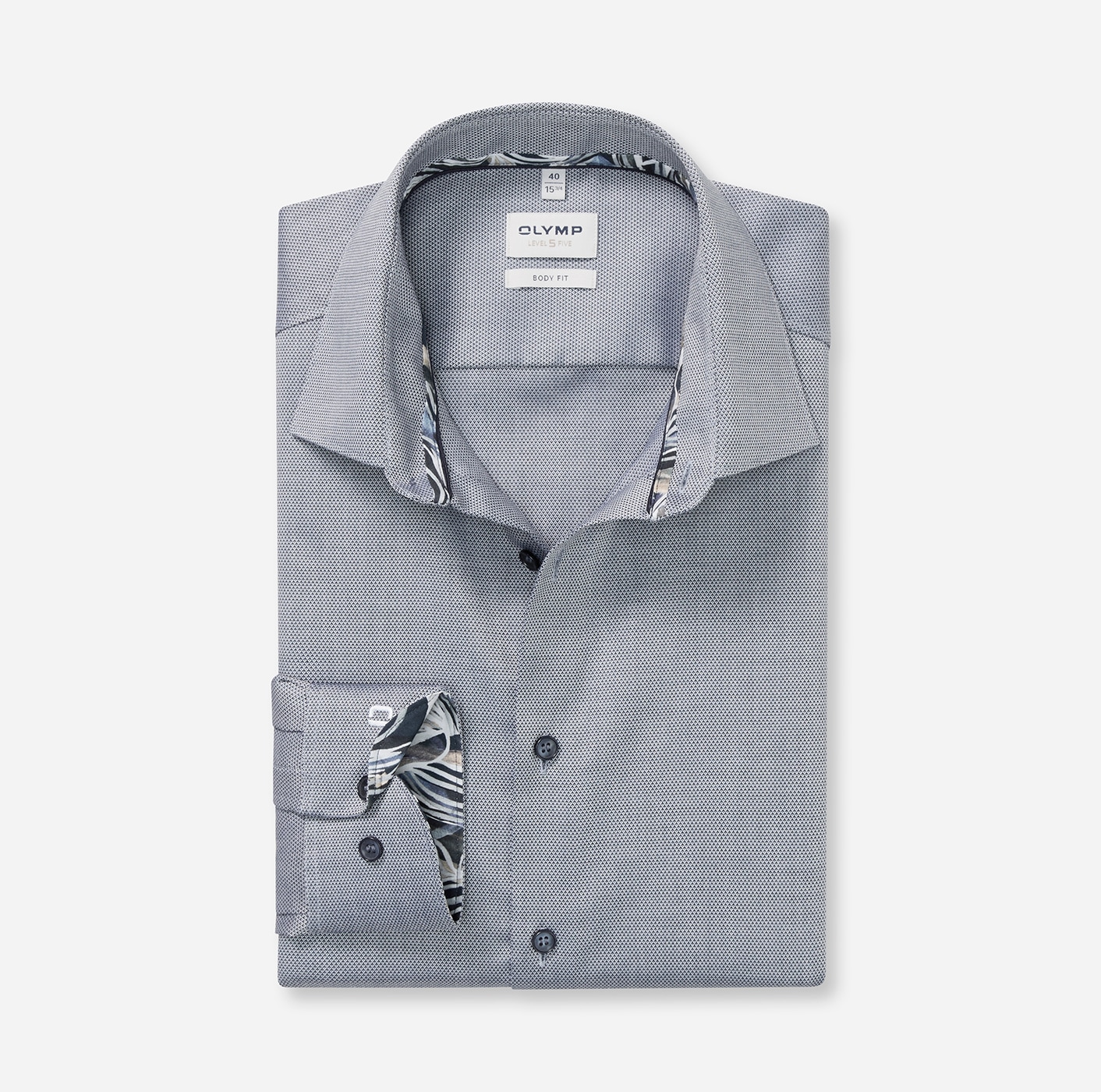 OLYMP Langarmhemd »Level Five« extra langer Arm, Businesshemd, body fit