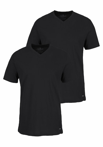 TOM TAILOR T-Shirt, (2er-Pack), mit V-Ausschnitt kaufen