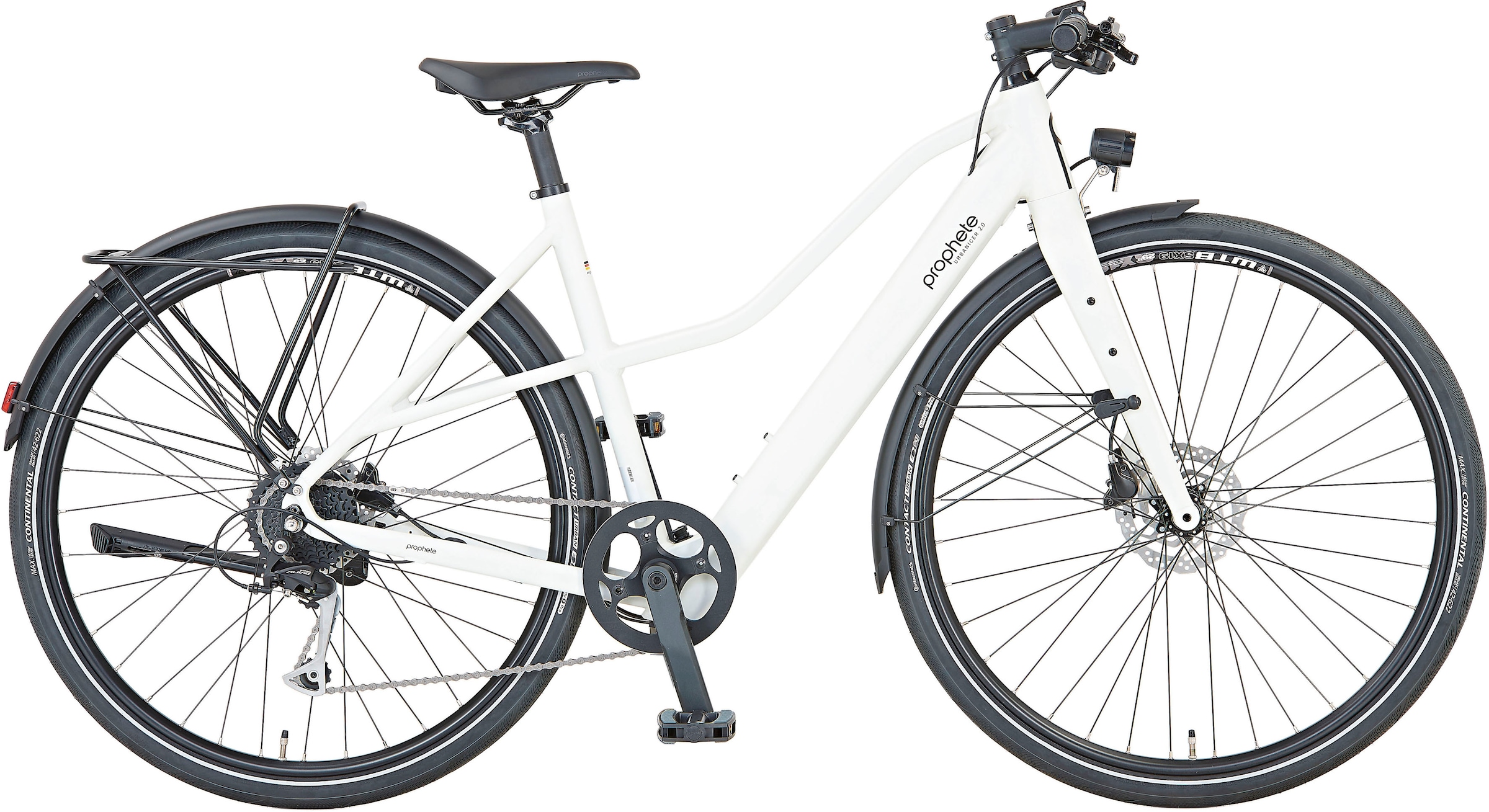 Prophete E-Bike »Urbanicer 2.0«, 9 Gang, Shimano, Alivio, Heckmotor 250 W, Pedelec, Elektrofahrrad für Damen, Urbanbike