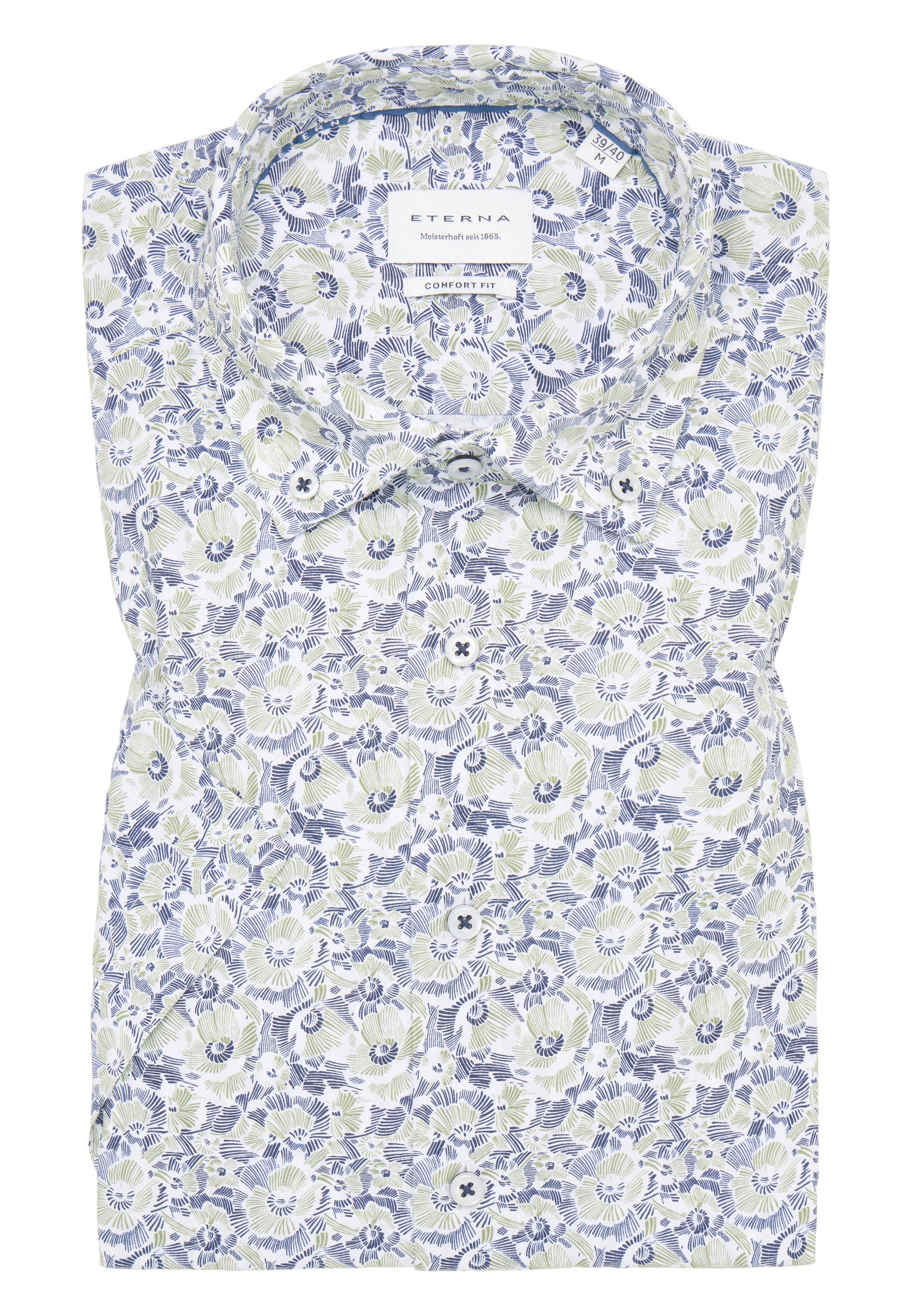 Eterna Kurzarmhemd »COMFORT FIT« EASY IRON (bügelleicht)
