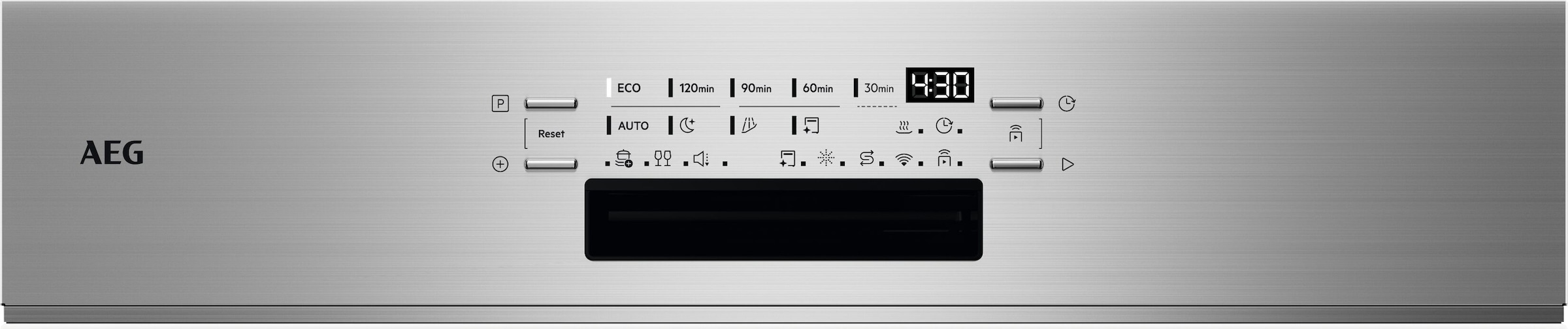 AEG teilintegrierbarer Geschirrspüler Serie 7000, 60 cm, WiFi »V72GTB10SNM« 13 tlg. Maßgedecke Wassersparende Spülmaschine: 8,4l im Eco-Programm-effiziente Reinigung