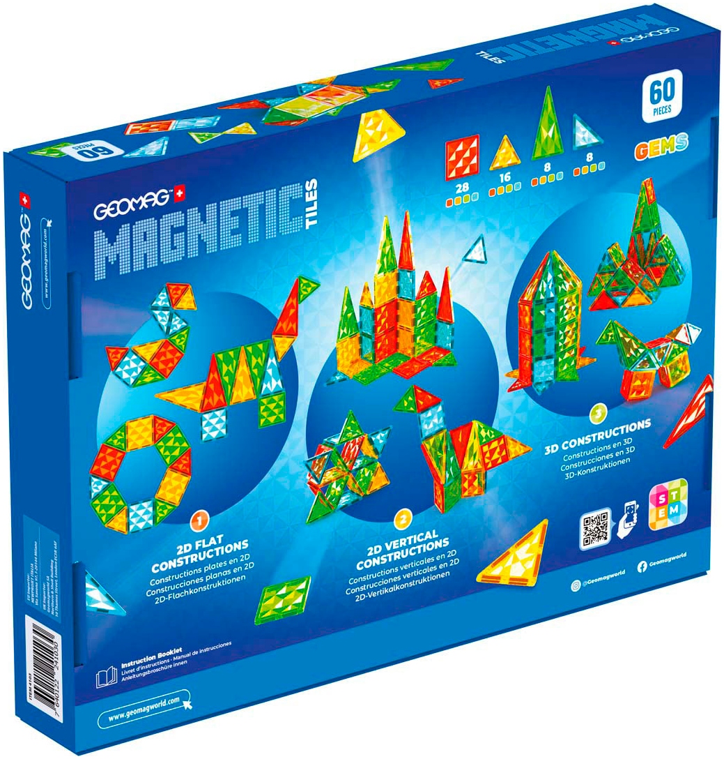 Geomag™ Magnetspielbausteine »GEOMAG™  Magnetic Tiles Gems«