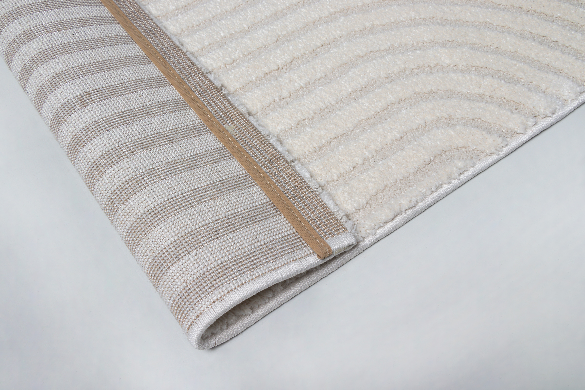 merinos Teppich »Elio 6« rechteckig 16 mm Höhe moderner Kurzflor Teppich mit Hoch-Tief-Effekt, 3D Effekt