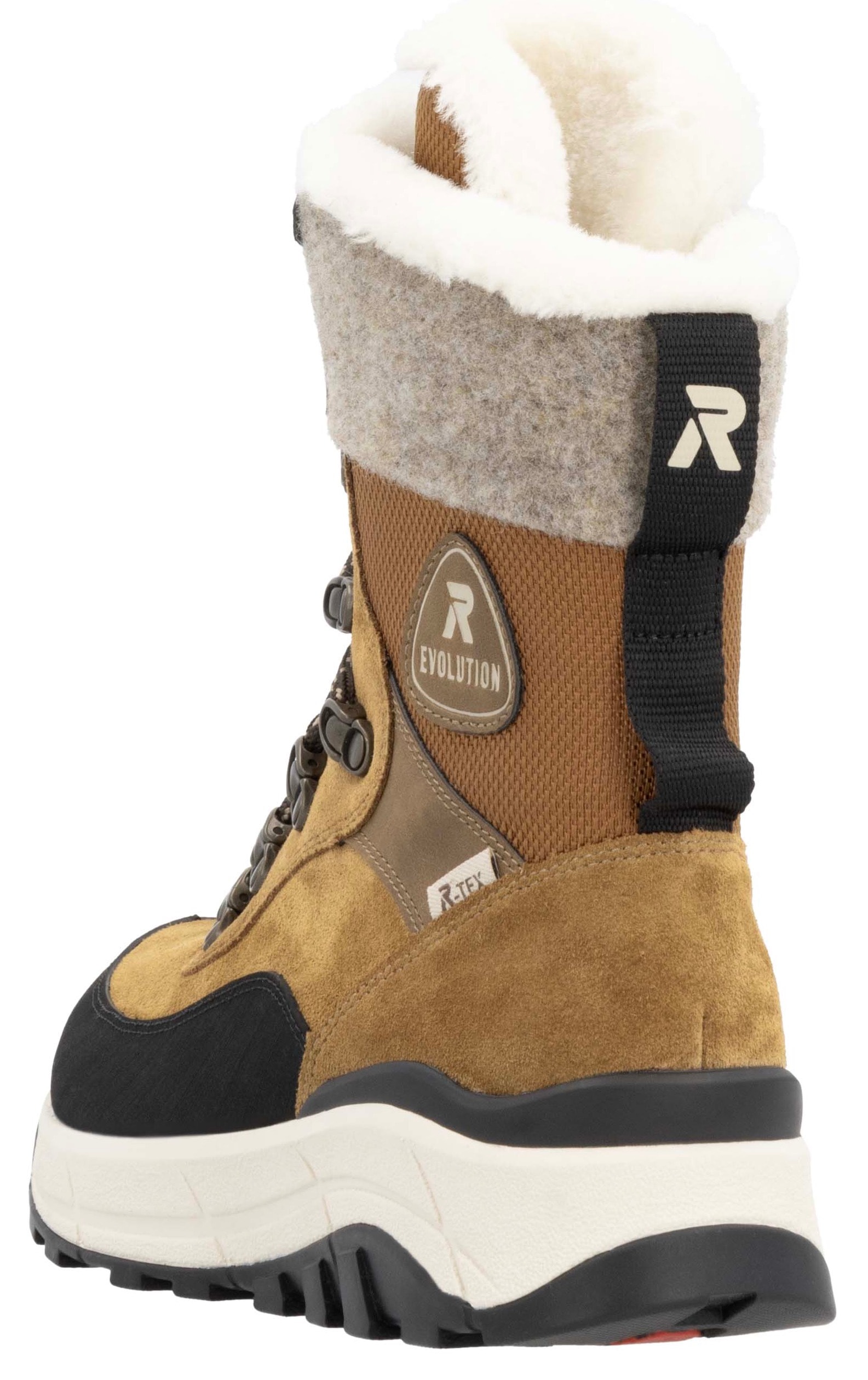 Rieker EVOLUTION Winterboots, Schneeboots, Outdoorstiefelette, TEX Ausstattung, Fiber Grip Sohle