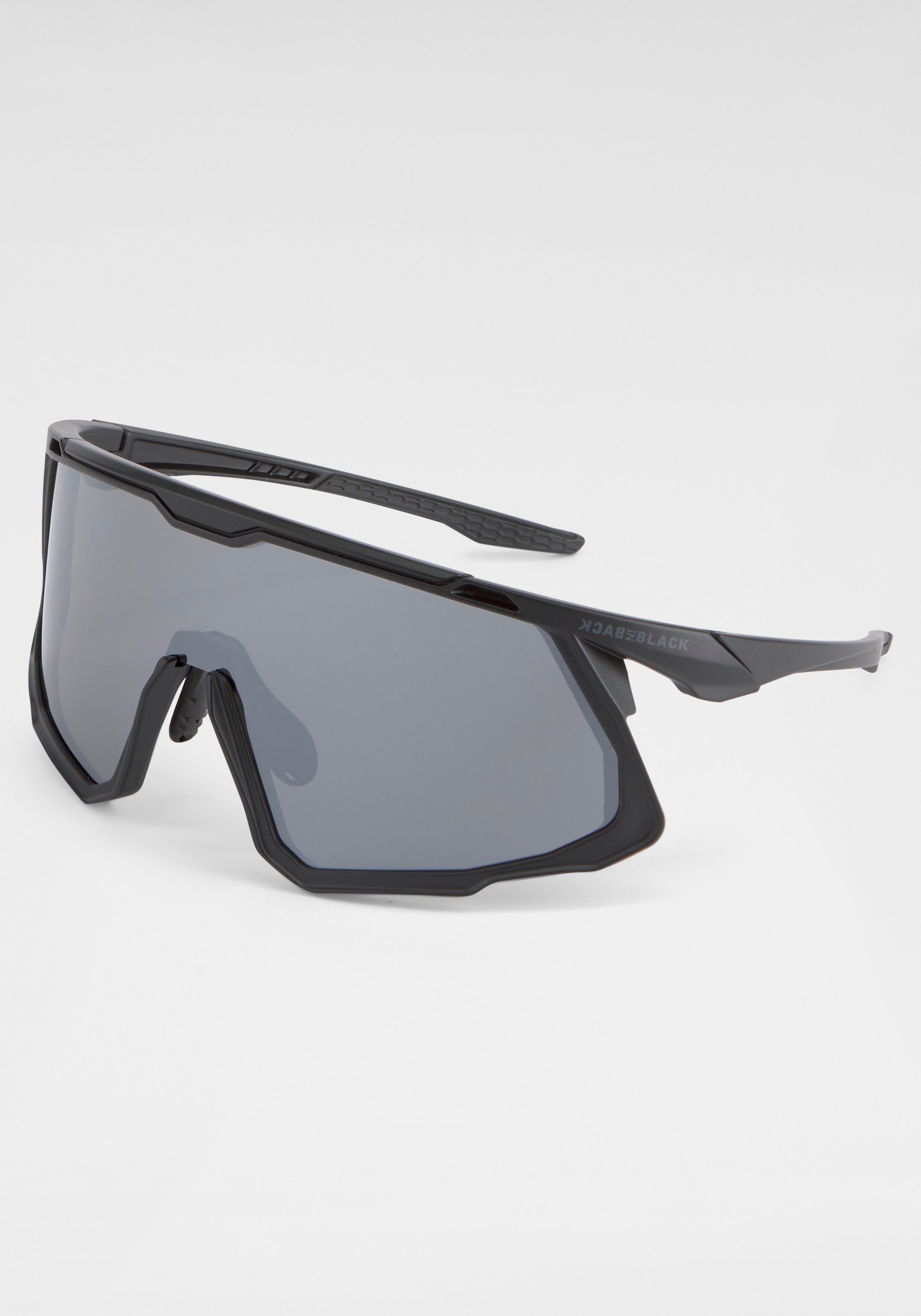 BACK IN BLACK Eyewear gebogene bei Sonnenbrille, Form