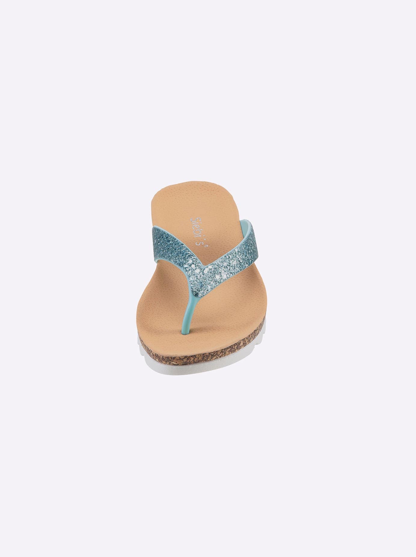 Zehentrenner, Dianette mit Glitzer