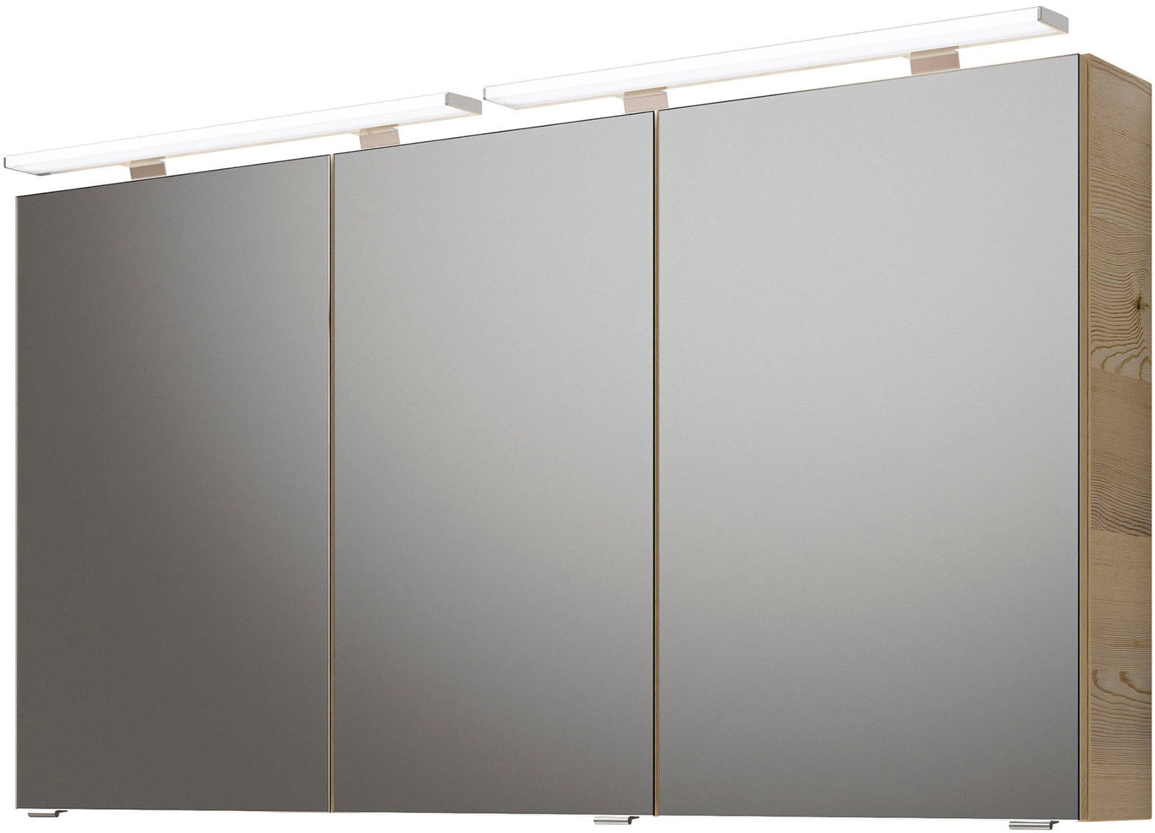 Saphir Badmöbel-Set »Serie 6025 2-teilig Mineralmarmor-Waschtisch mit LED-Spiegelschrank« 2 Stk. tlg.