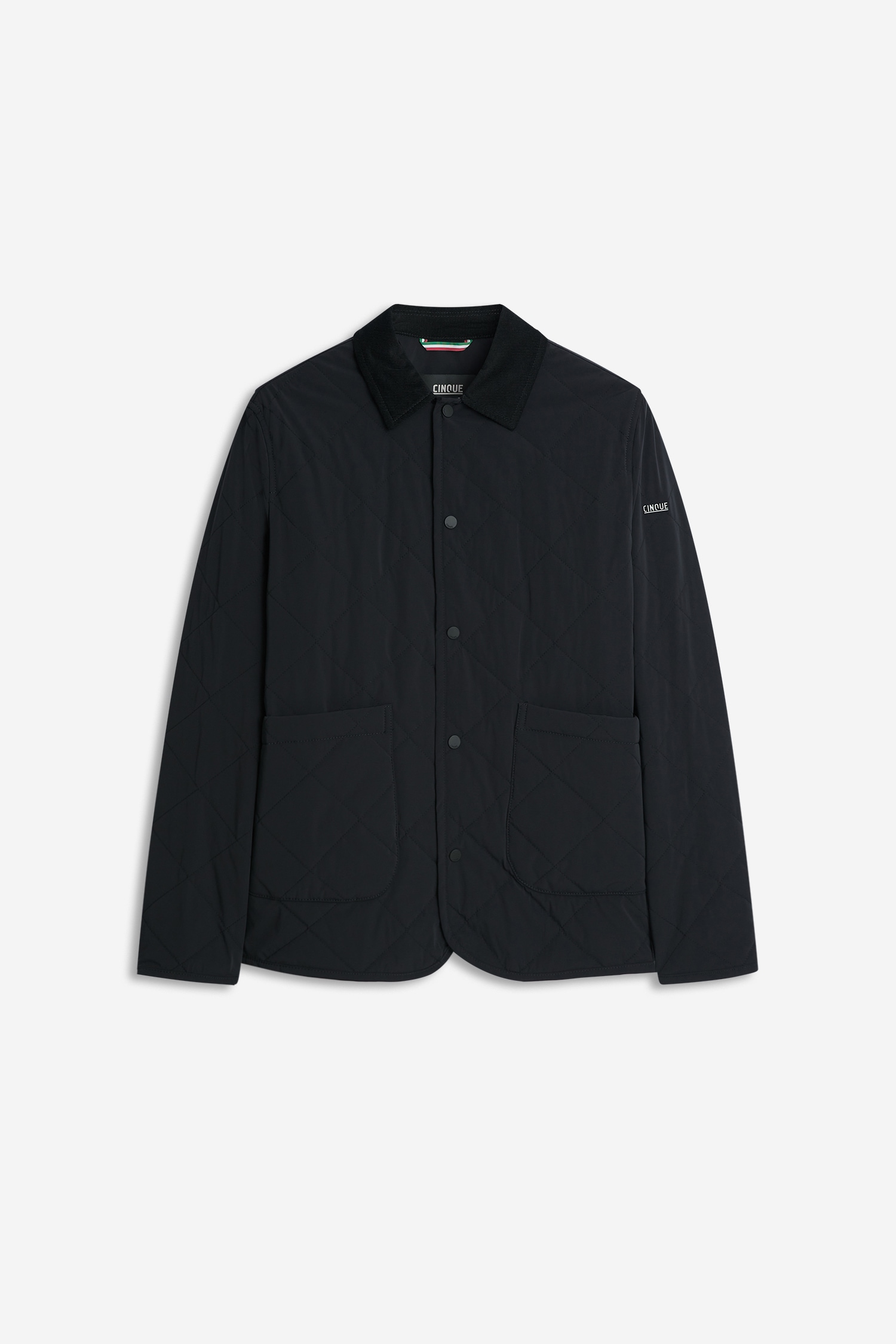 Cinque Steppjacke »CISPARK« Slim Fit, leicht wattiert, Druckknopf‑Verschluss
