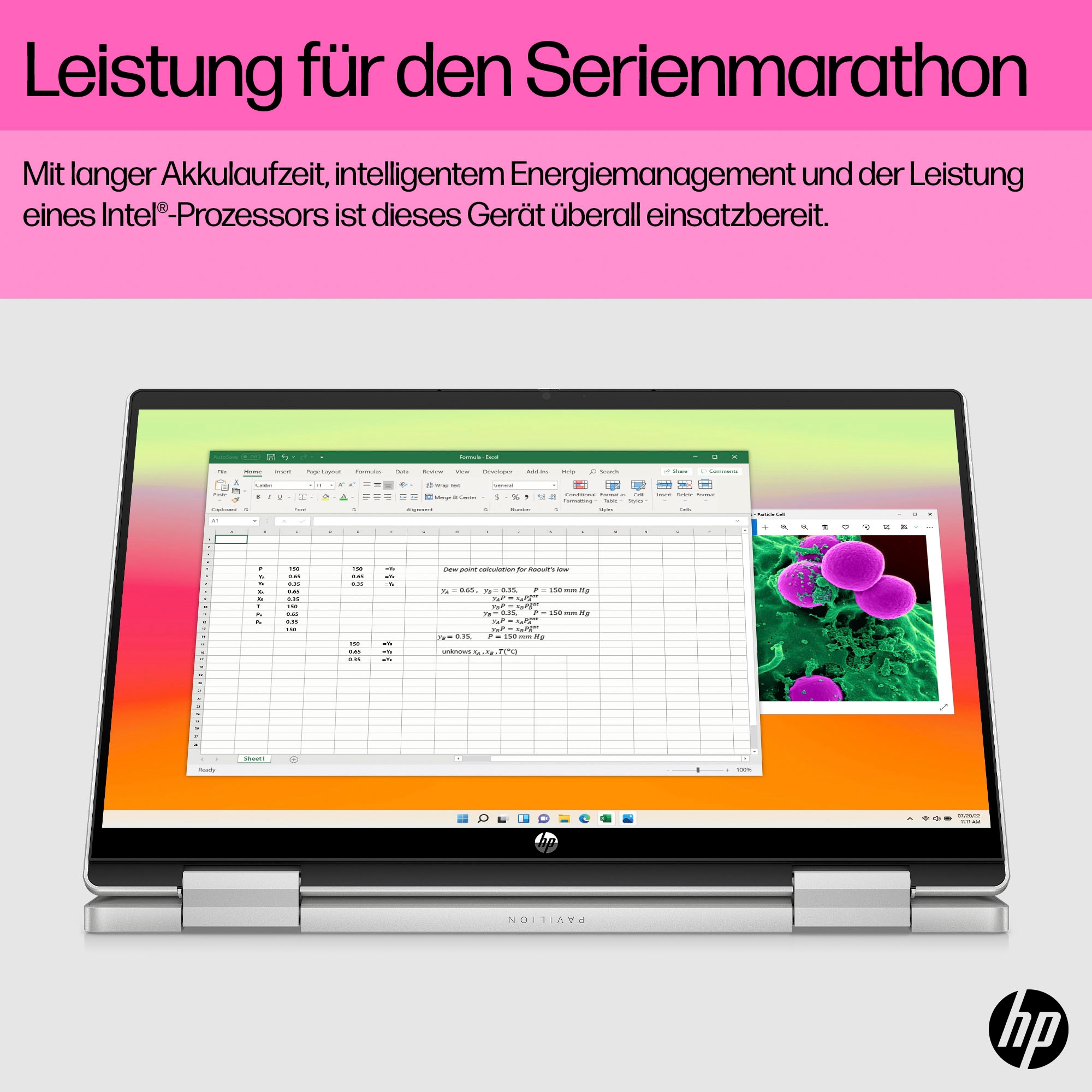 HP Convertible Notebook »Pavilion 14-ek1274ng«, 35,6 cm, / 14 Zoll, Intel, Core i7, Iris Xe Graphics, 512 GB SSD