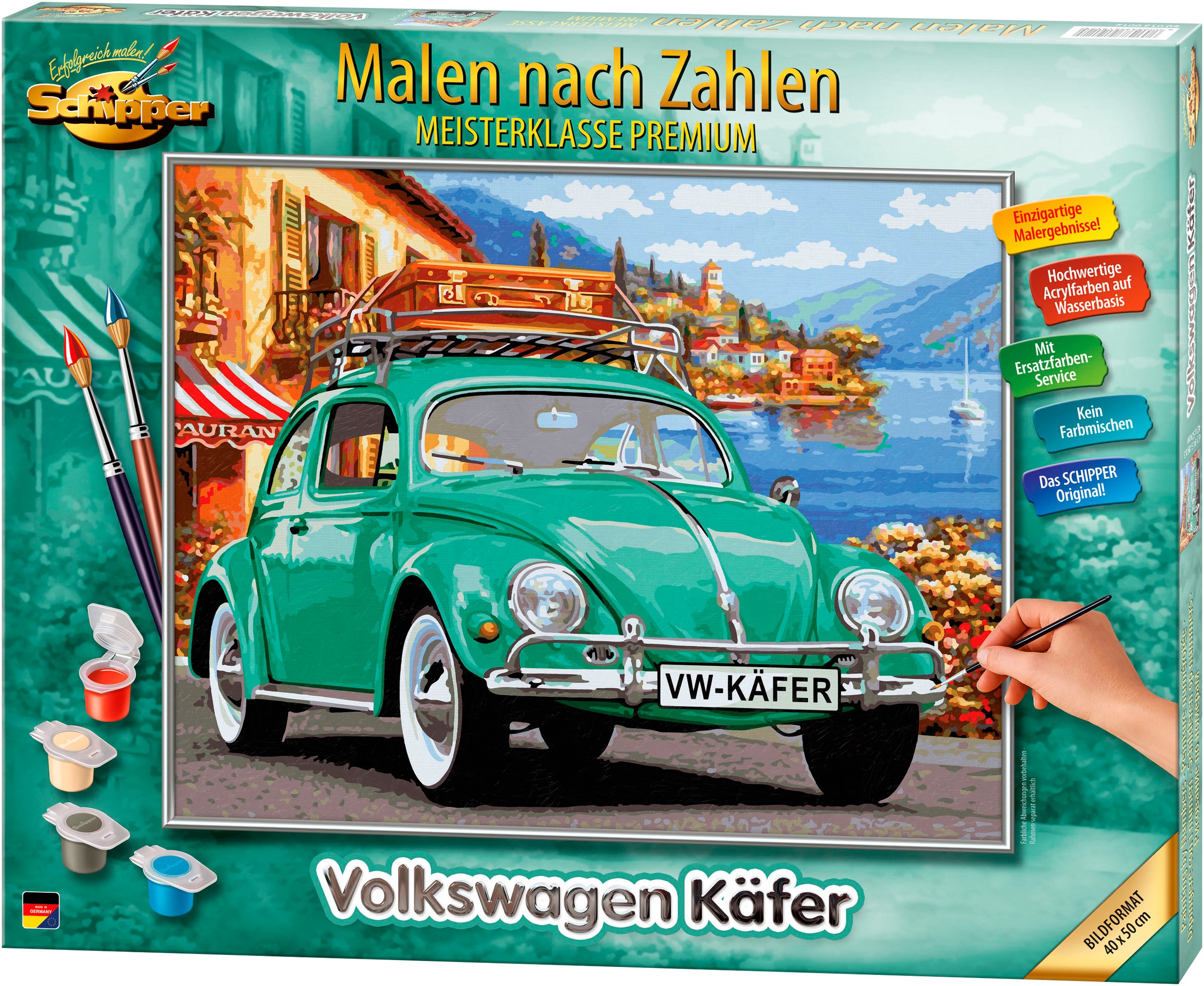 Schipper Malen nach Zahlen »Meisterklasse Premium - Volkswagen Käfer«, Made in Germany