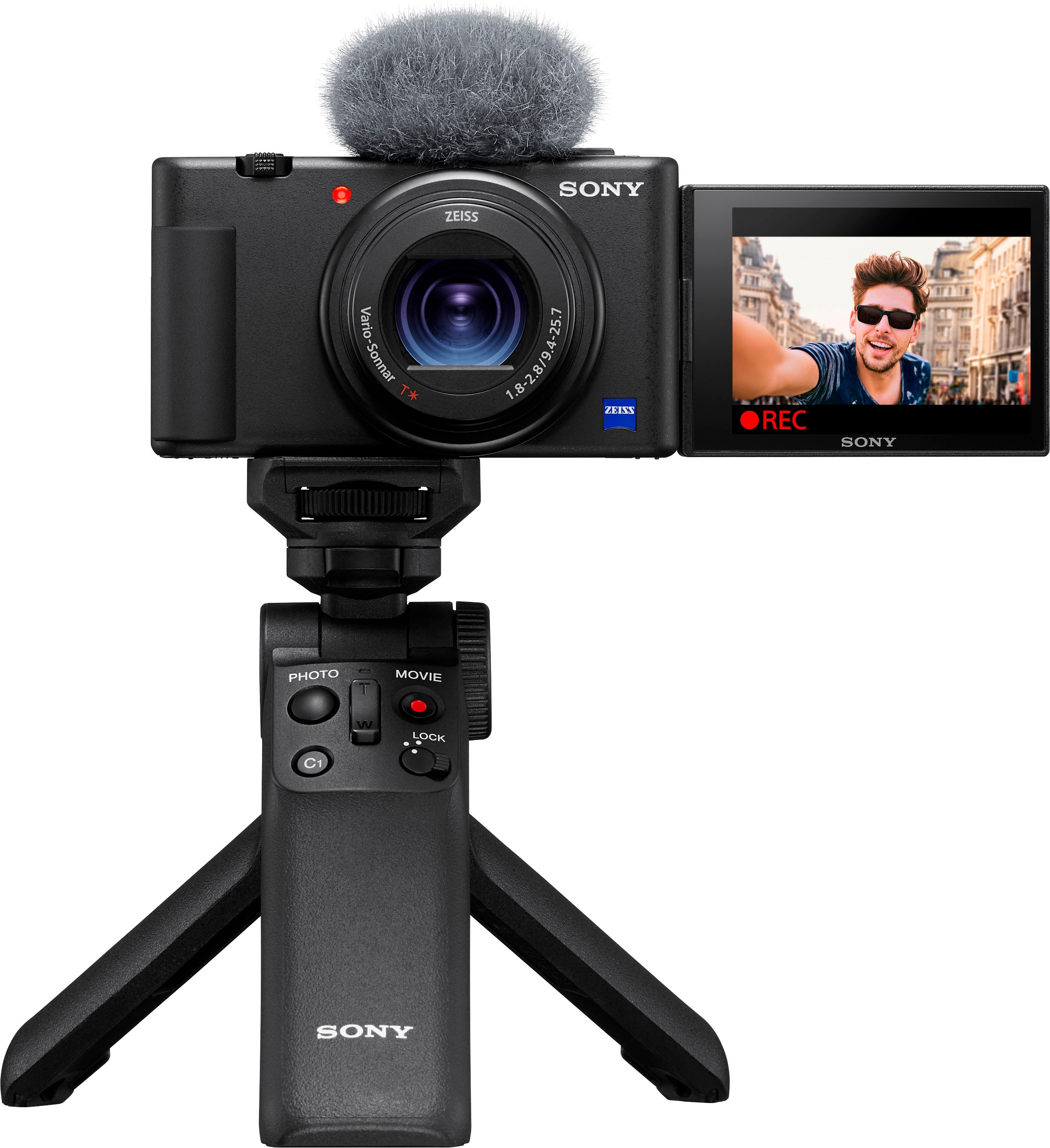 Sony Kompaktkamera »Vlog-Kamera ZV-1«, 20,1 MP, Bluetooth-WLAN (WiFi) bei