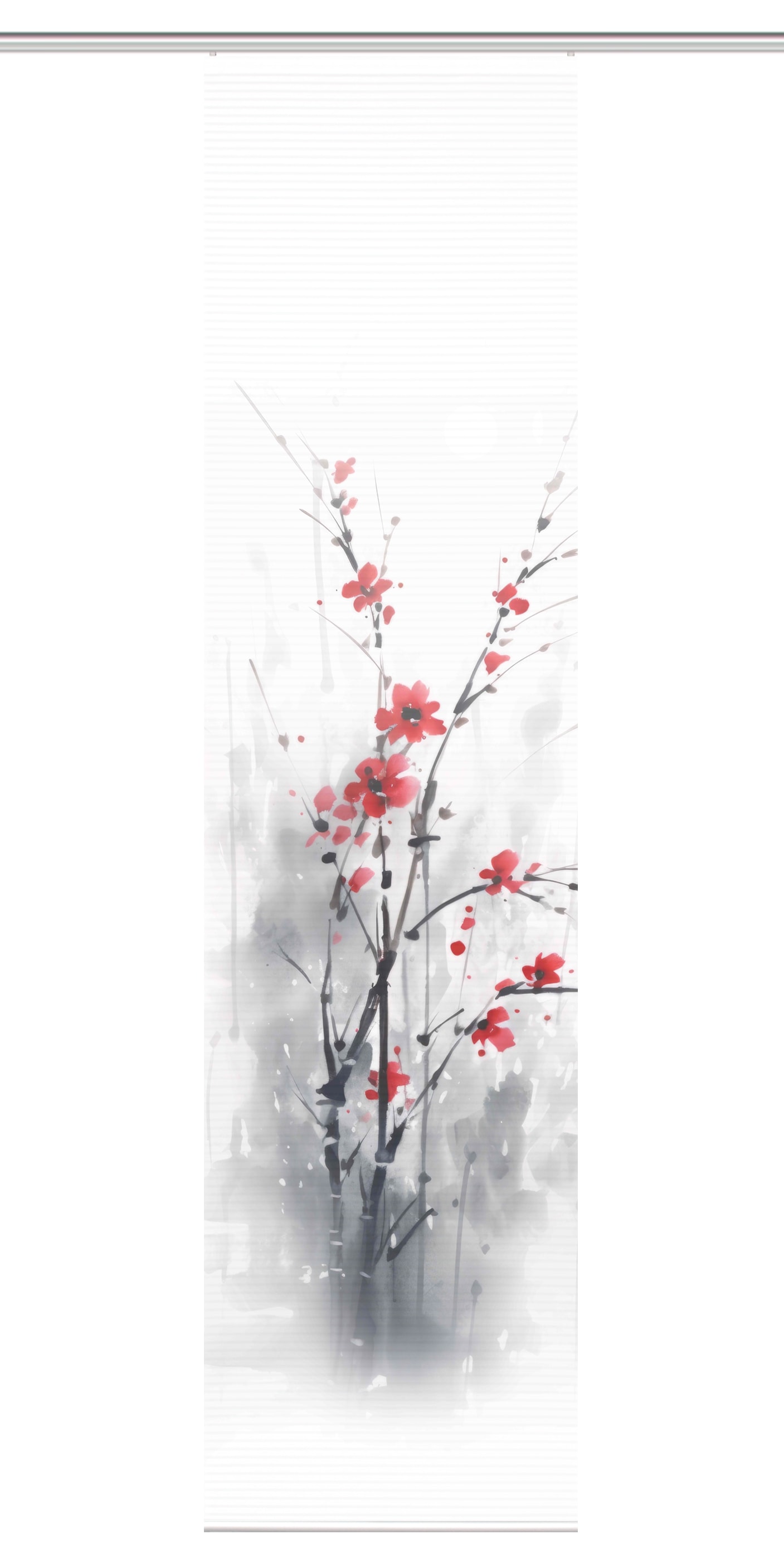 HOME in green Schiebegardine »BELMIRA« Paneelwagen 1 Stk. tlg. DIGITALBEDRUCKT, BAMBUSOPTIK RECYCELT