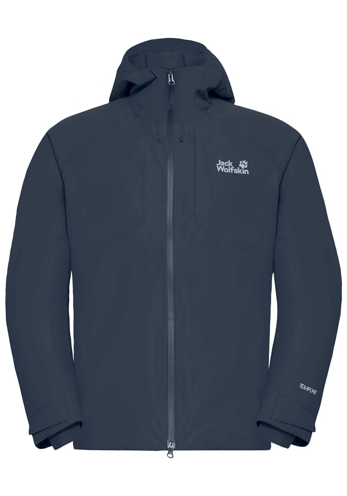 Jack Wolfskin Daunenjacke »ICECAPE 2L DOWN INS JKT M RDS«, mit Kapuze