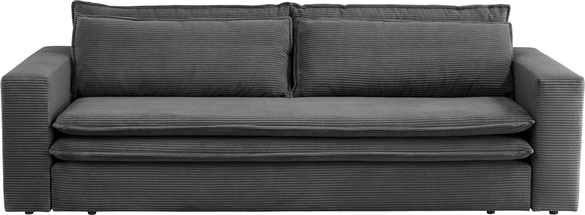 Places of Style Sitzgruppe »PIAGGE«, (2 tlg.), 3-Sitzer-Sofa mit  Bettfunktion und Loveseat-Hocker im Set auf Raten bestellen | Sitzgruppen