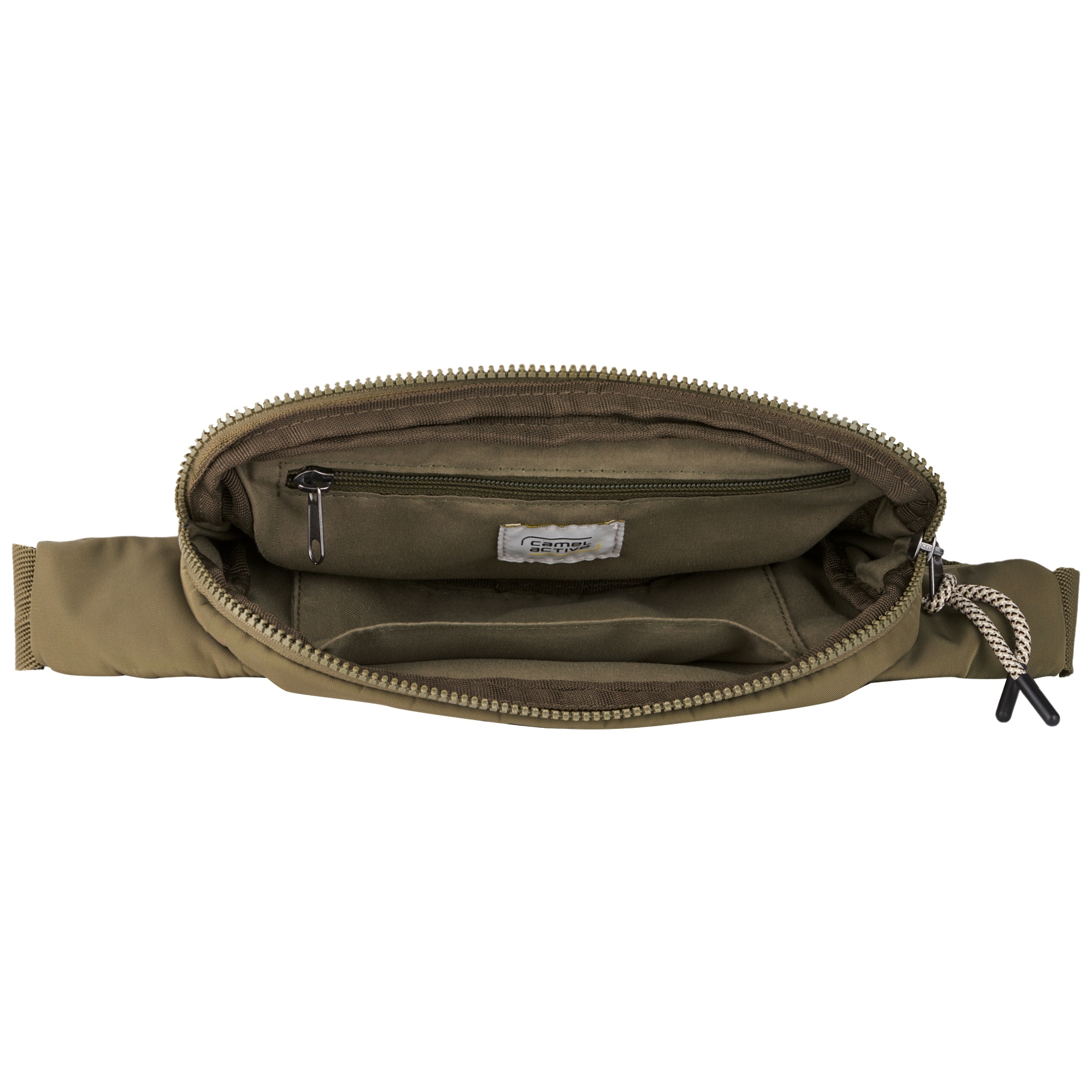 camel active Bauchtasche »Aurum« aus recyceltem Polyester in Nylonstruktur, leicht & mit feinen Details