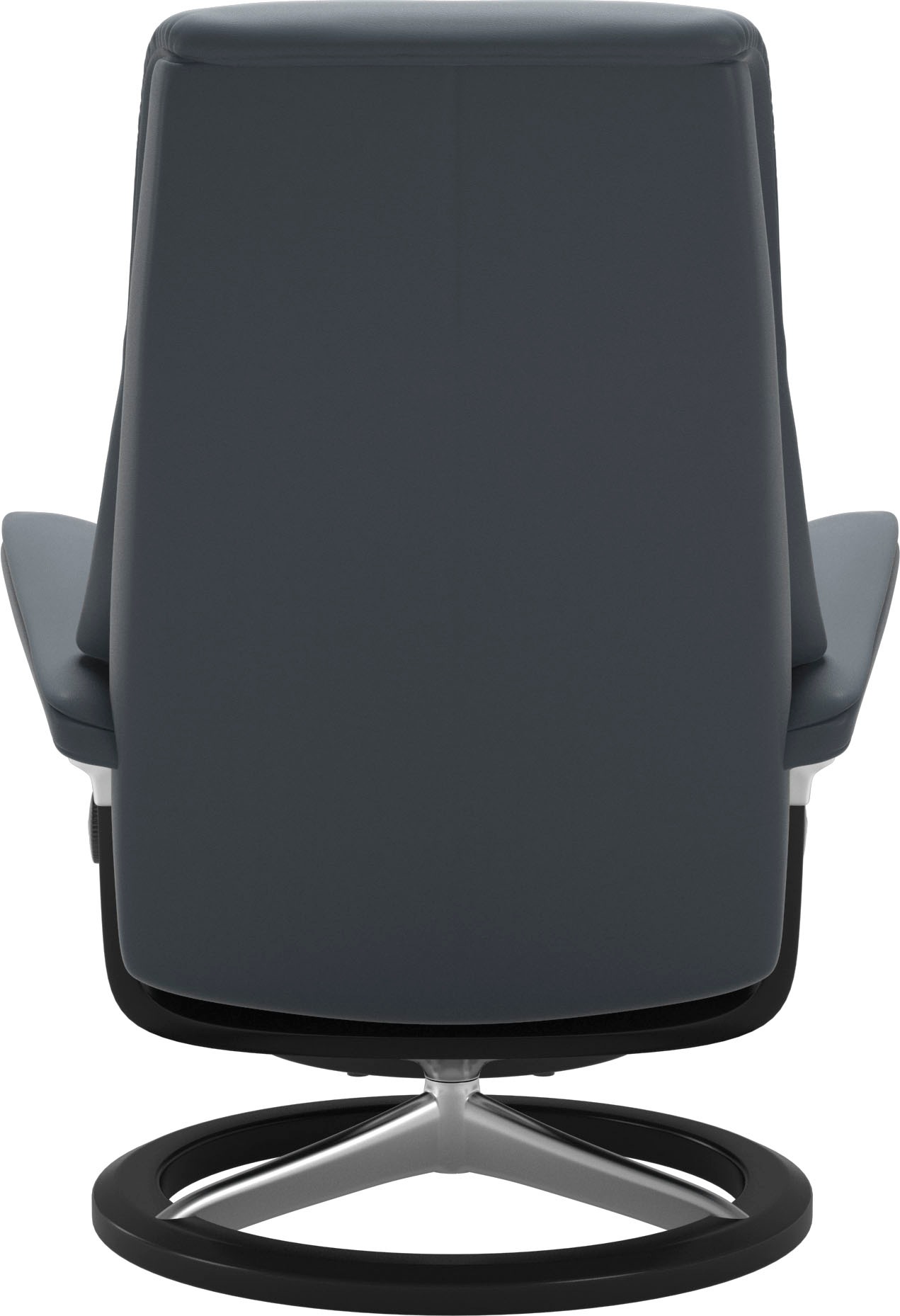 Stressless® Relaxsessel »View«, (Set, Relaxsessel mit Hocker), mit Signature Base, Größe S,Gestell Schwarz