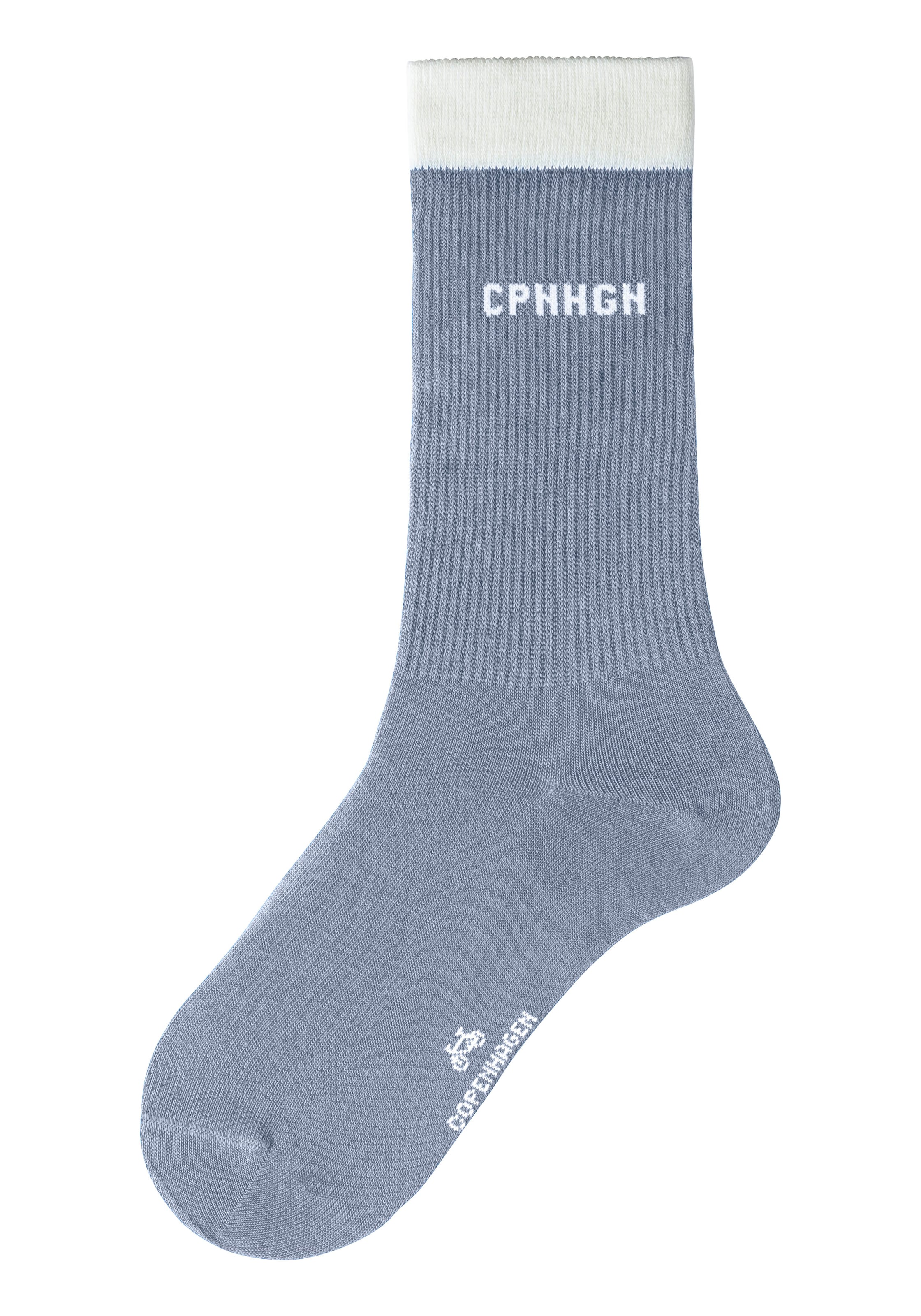 Copenhagen Studios Tennissocken, (Packung, 2 Paar), mit kontrastfarbenem Bund