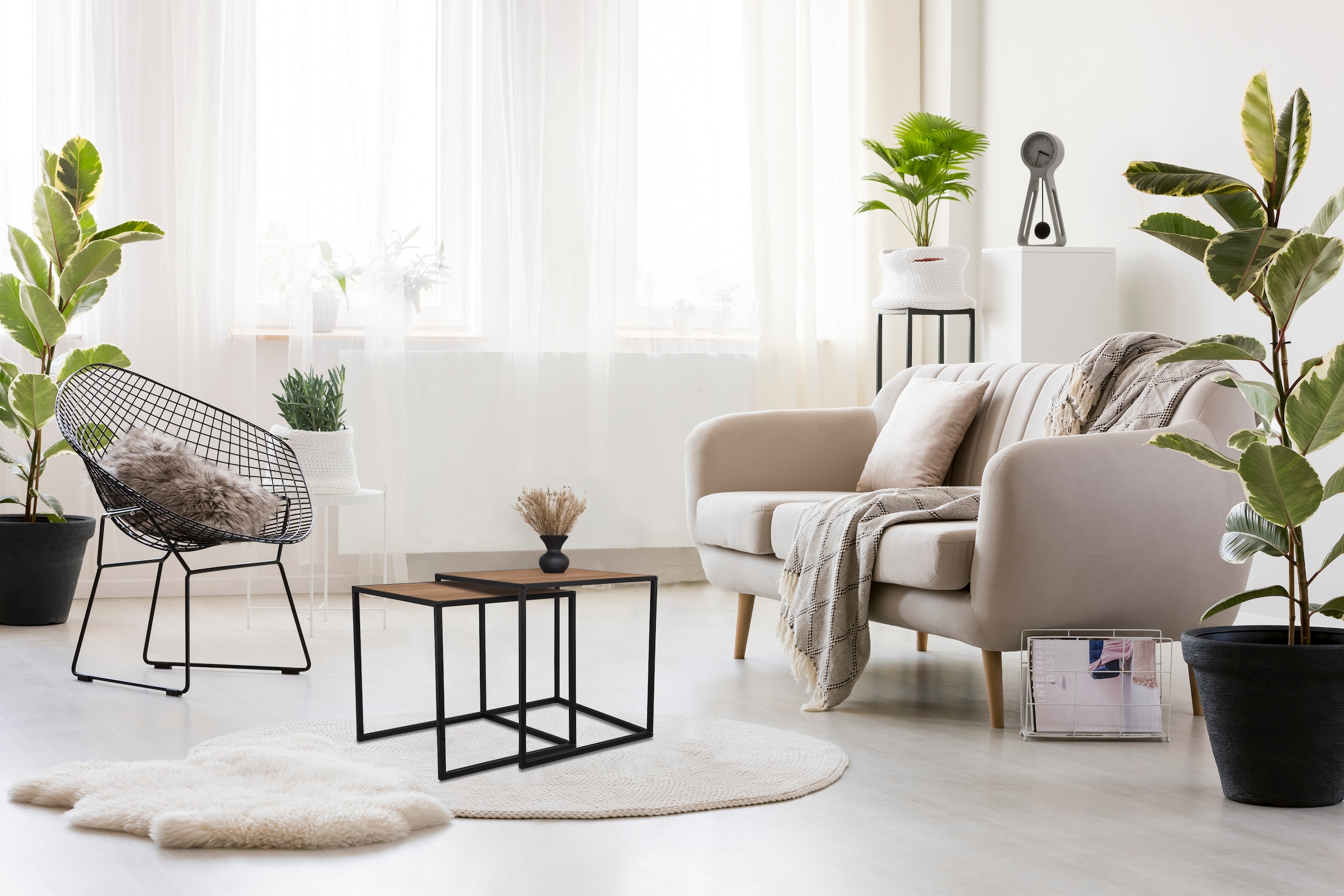 MIRRORS AND MORE Beistelltisch »JUDY« 2, 