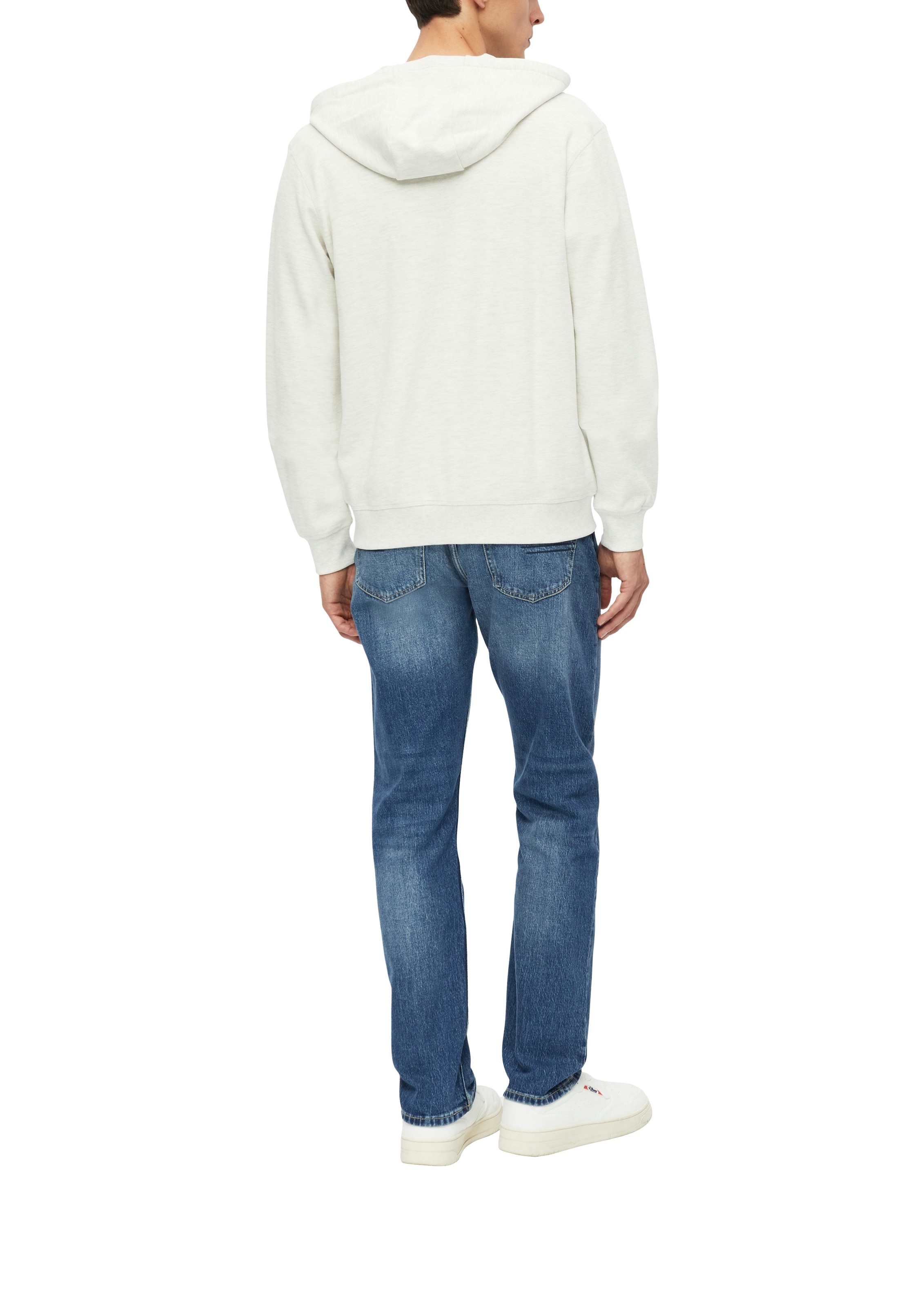 s.Oliver Kapuzensweatshirt , in feiner Strick-Optik
