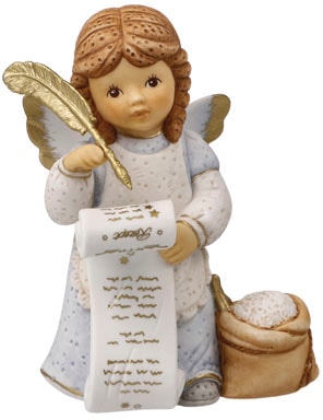 Goebel Engelfigur »Engel - Mein neues Rezept, Weihnachtsdeko, Höhe ca. 10,5  cm«, Sammlerfigur, Weihnachtsfigur, Dekofigur aus Biskuitporzellan bequem  kaufen | Engelfiguren