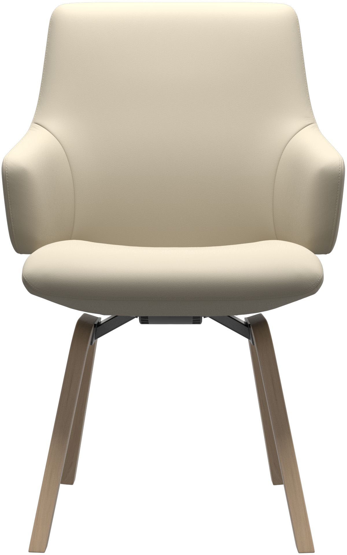 Stressless® Polsterstuhl »Laurel«, Leder BATICK, Low Back mit Armlehne, Größe L, mit schräggestellten Beinen in Eiche