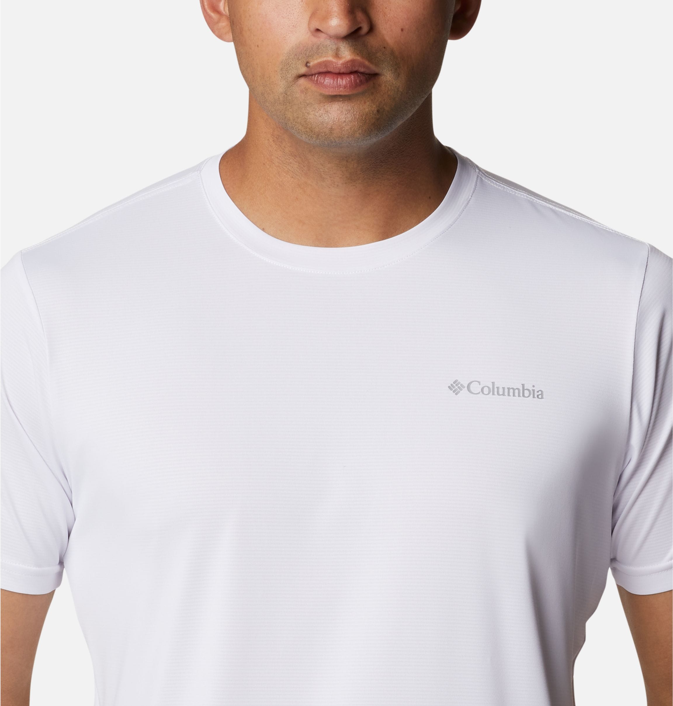 Columbia Funktionsshirt Kurzarm-Design, feuchtigkeitstransportierendes Gewebe, aus Polyester
