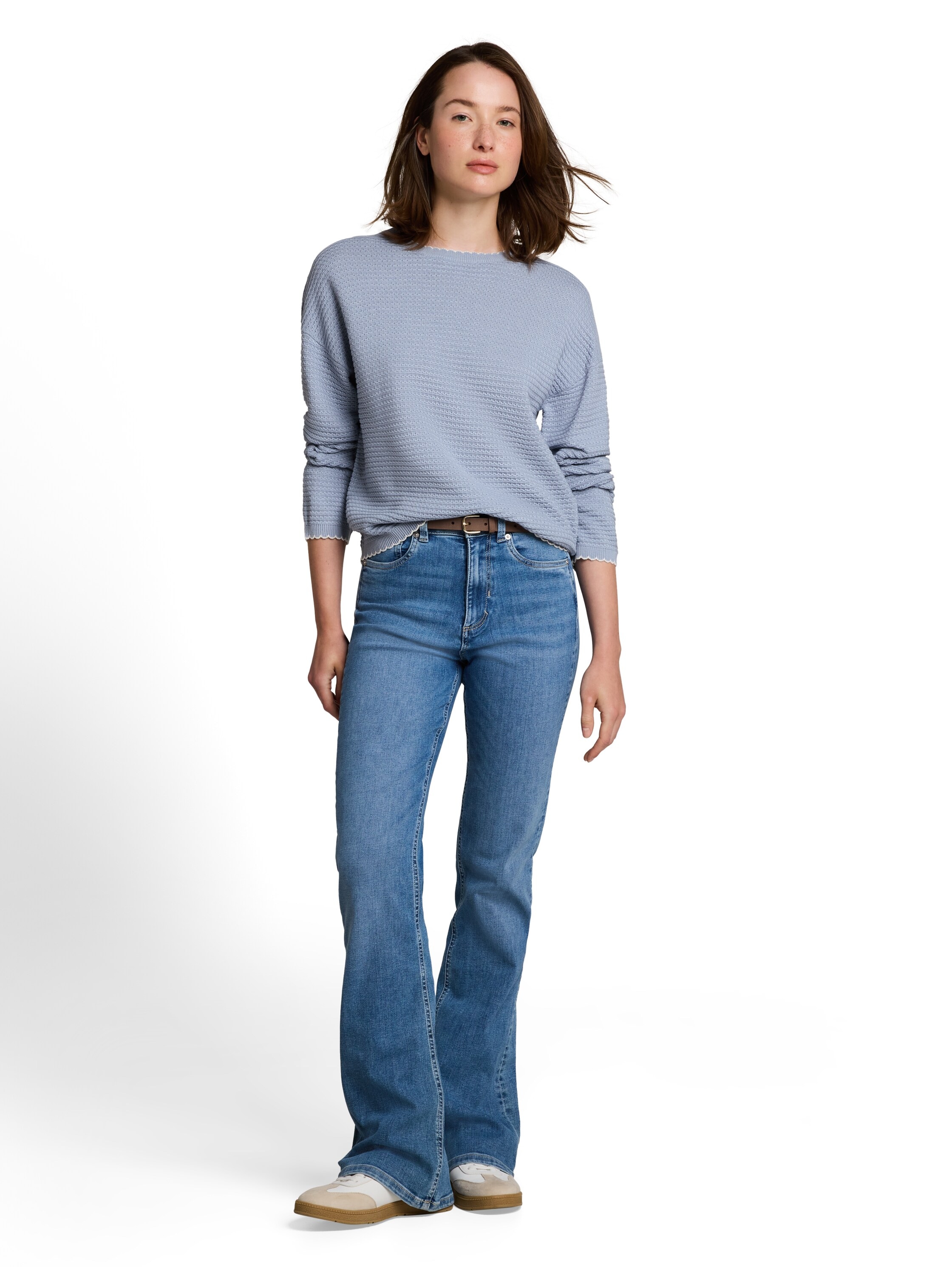 TOM TAILOR Denim V-Ausschnitt-Pullover
