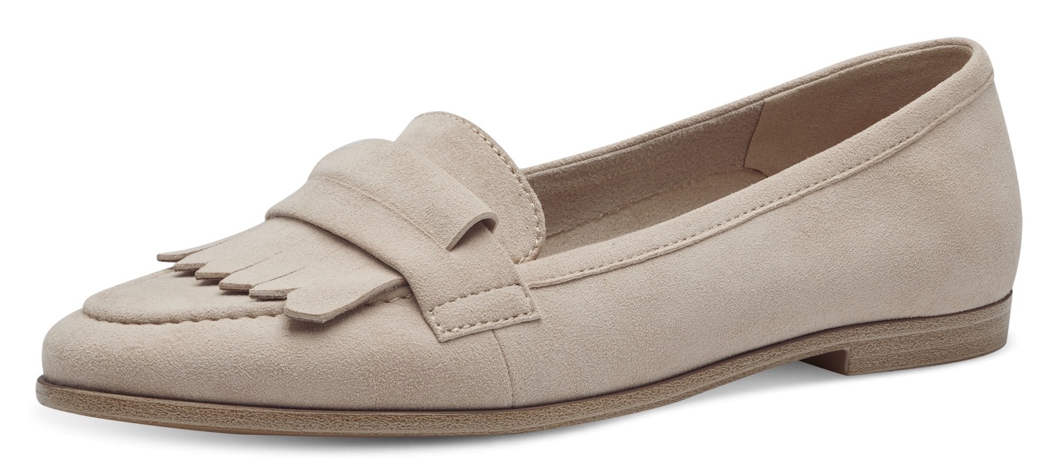 Tamaris Loafer, Slipper, Business Schuh mit modischer Tassel, schmale Form
