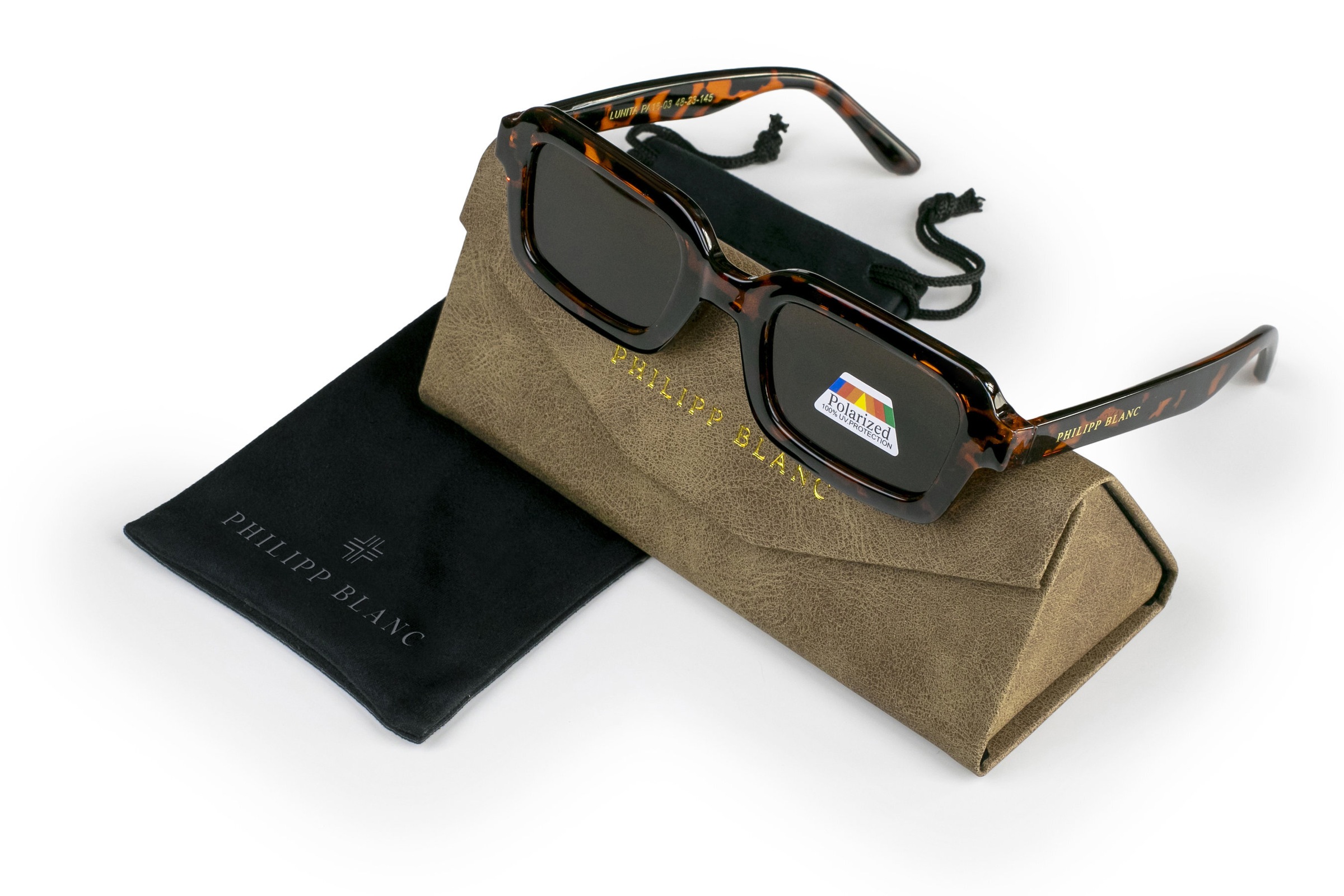 PHILIPP BLANC Sonnenbrille »PA15-03« Glas 0,74 mm, polarisierte Gläser, UV400, CAT3.0