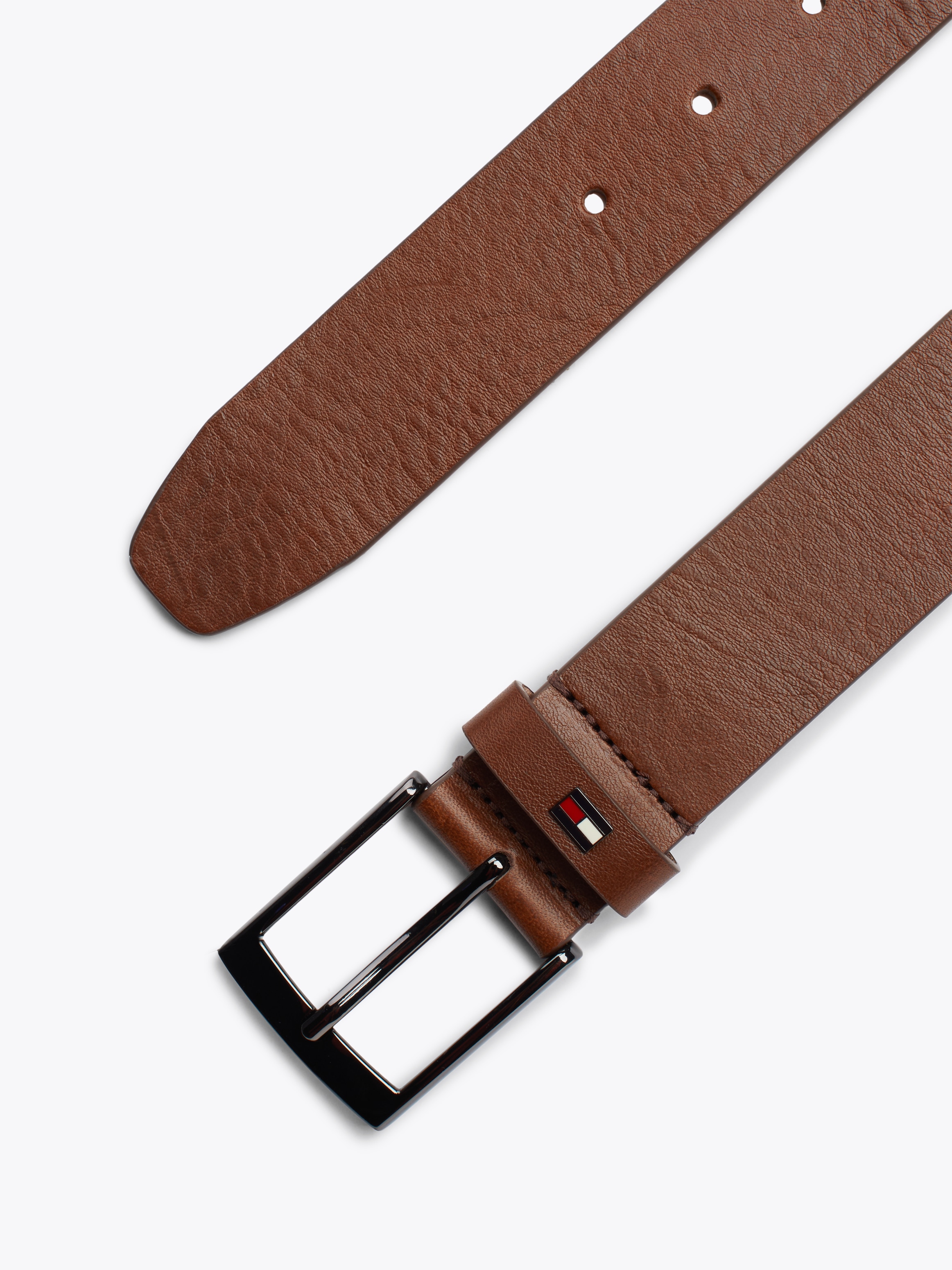 Tommy Hilfiger Ledergürtel »Adan New Leather 3,5cm«, mit Logoprägung