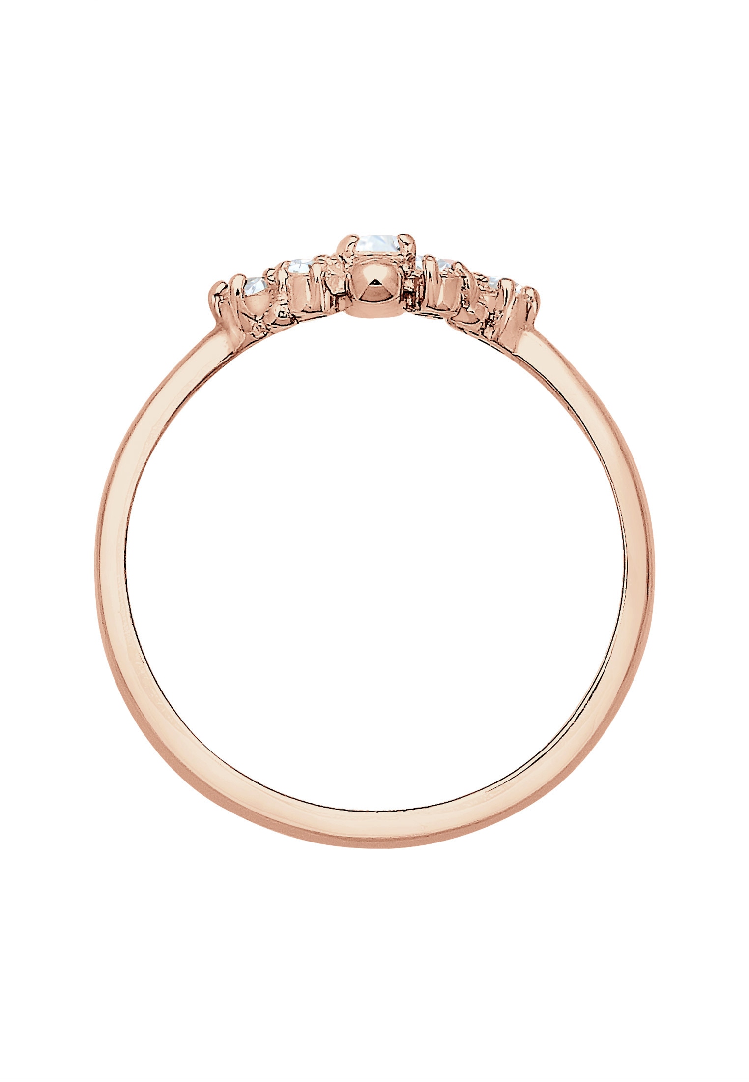 Elli Trauring »Ring Verlobungsring Zirkonia Weiß 925 Sterling Silber«