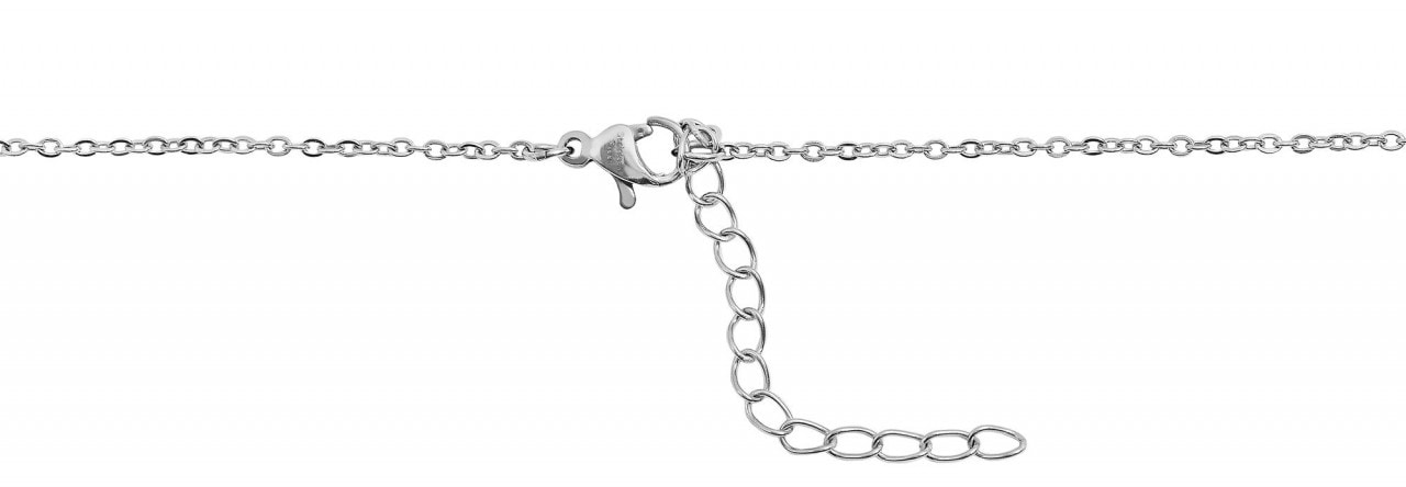 Adelia´s Kette mit Anhänger »Adelia's Damen Edelstahl Ankerkette Halskette mit Anhänger Herz«