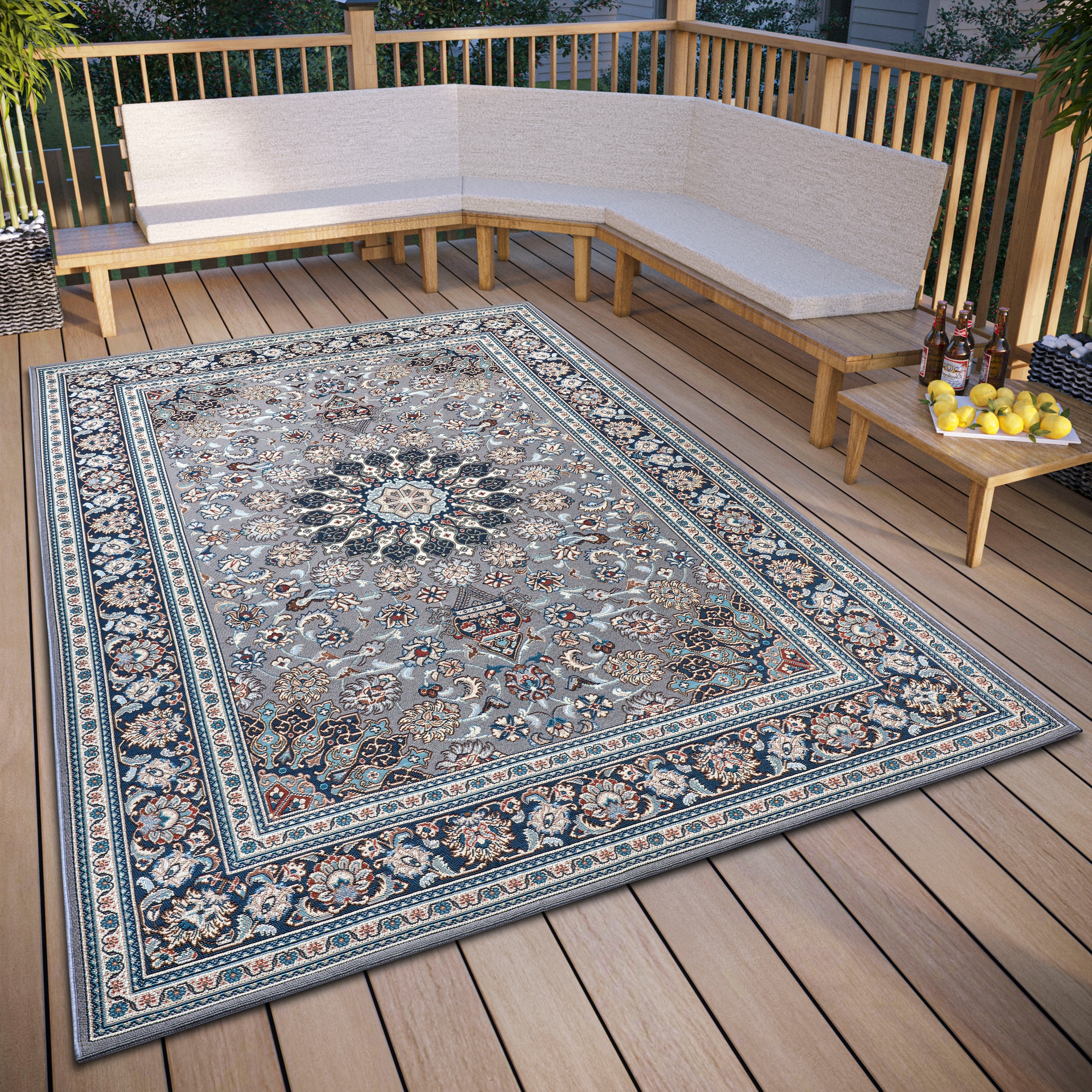 HANSE Home Teppich »Kadi«, rechteckig, In-& Outdoor, Teppich, Wetterfest, Balkon, Garten, Wohnzimmer, Orient