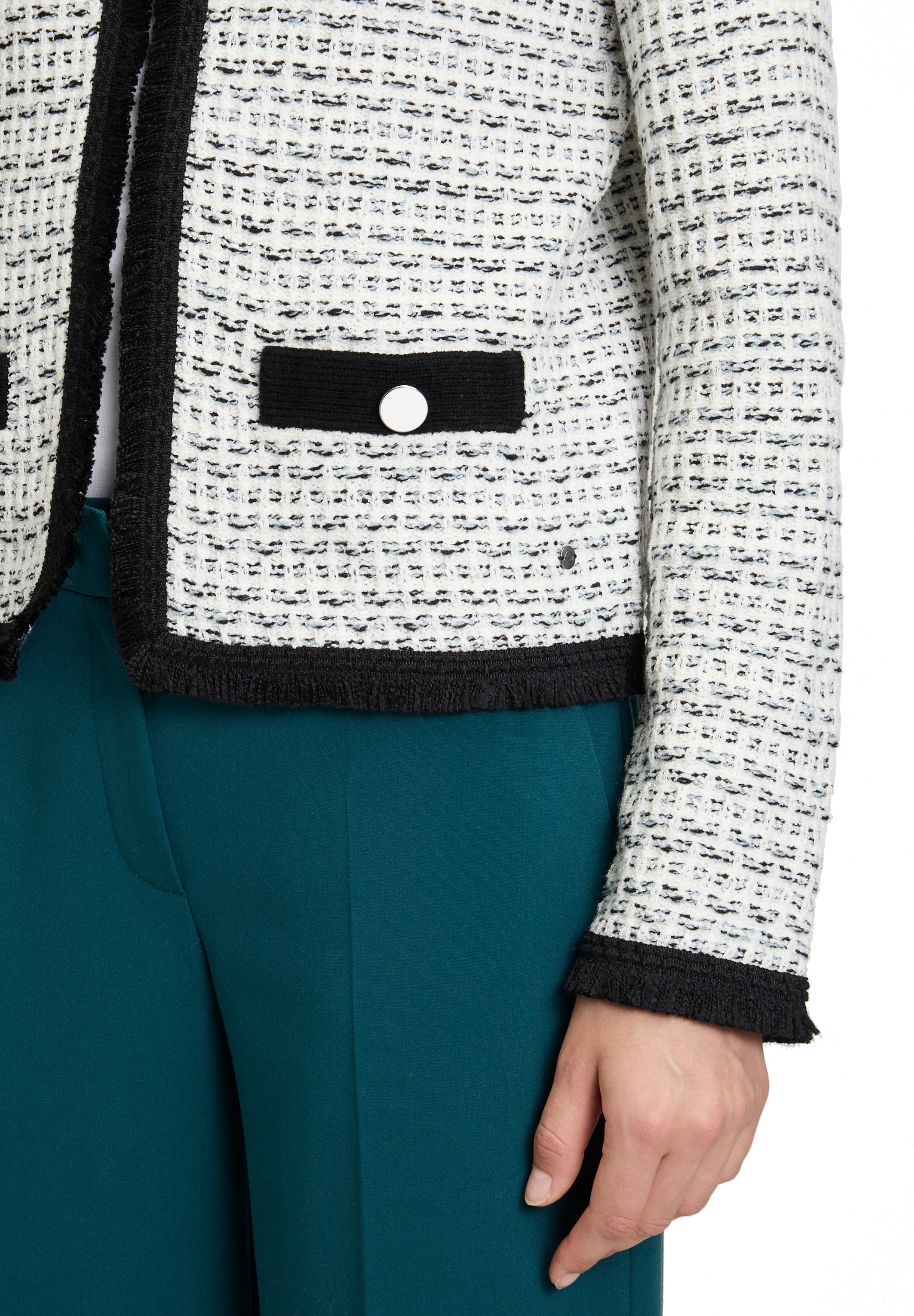 Betty&Co Cardigan »Strick-Cardigan mit Fransen«