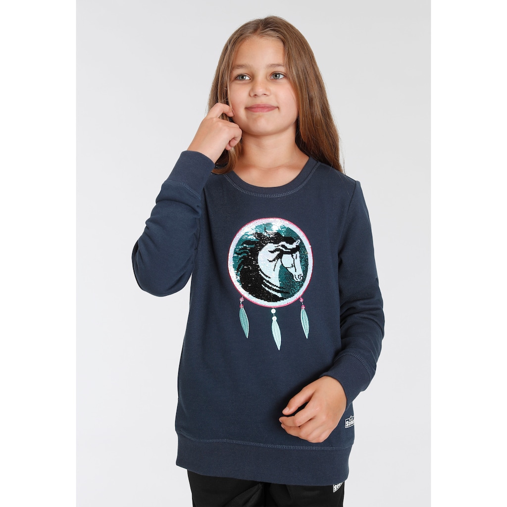 Scout Sweatshirt »DREAMCATCHER«, mit Wendepailletten