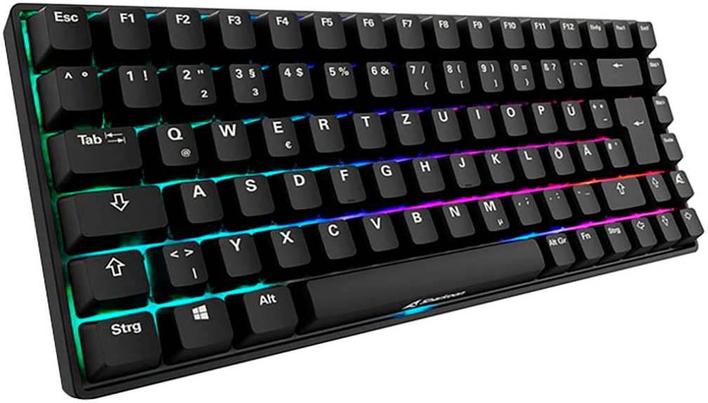 Sharkoon Gaming-Tastatur »SKILLER SGK50 S3«, (Fn-Tasten-Licht-Bewegungs-Sensor-Makrotasten-Profil-Speicher-USB-Anschluss-Gaming-Modus)
