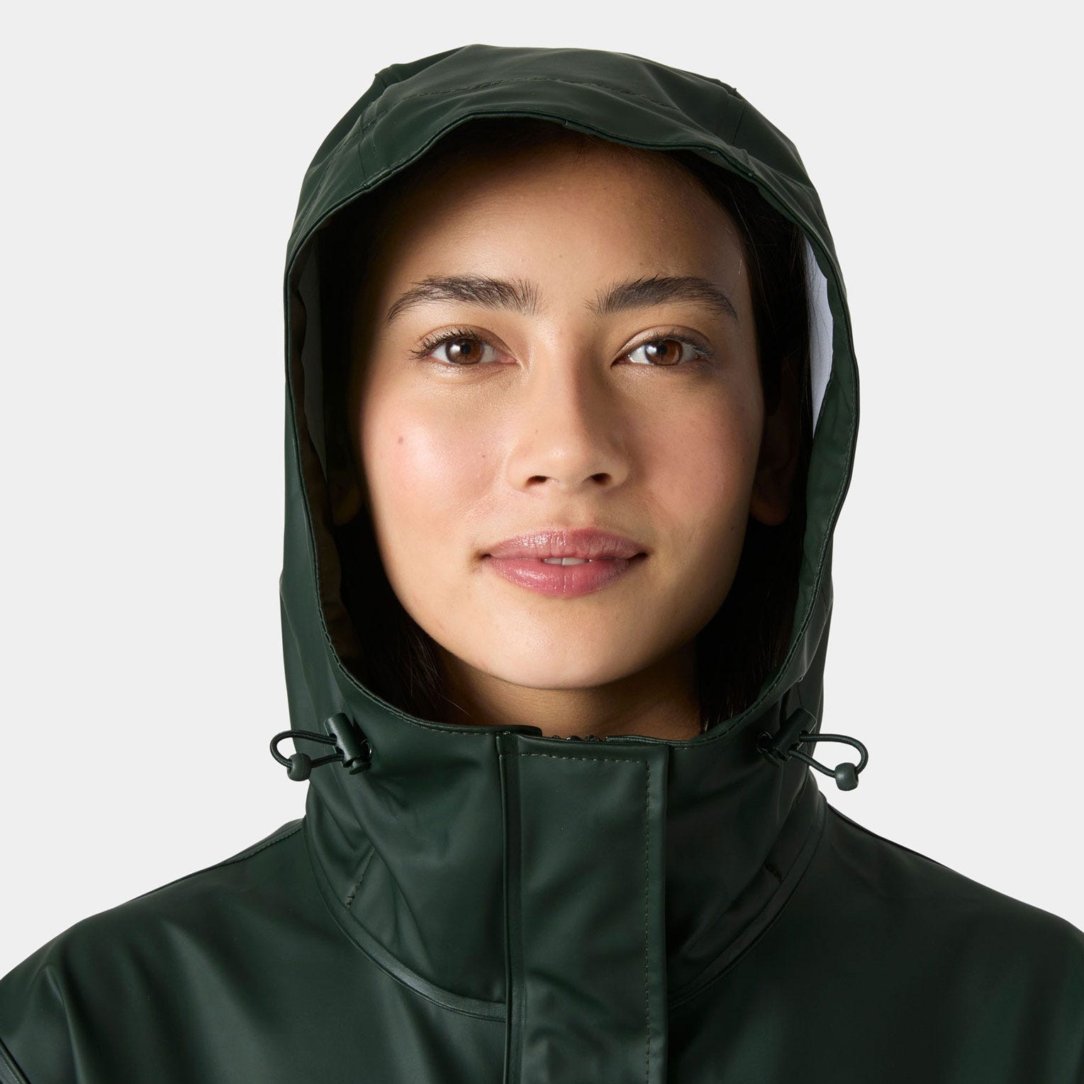 Helly Hansen Regenjacke »W MOSS JACKET« mit Kapuze sportlich, aus PU-Gewebe, wasserdicht, winddicht, mit Kapuze